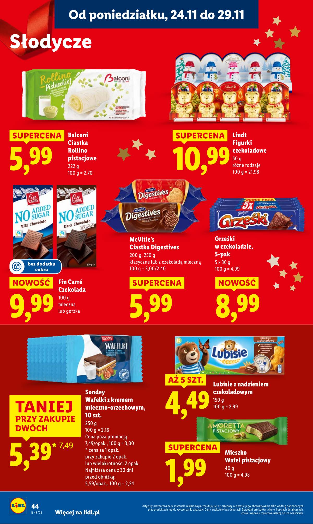 Lidl Lenkija - OFERTA WAŻNA OD 24.11 DO 26.11 44 puslapis