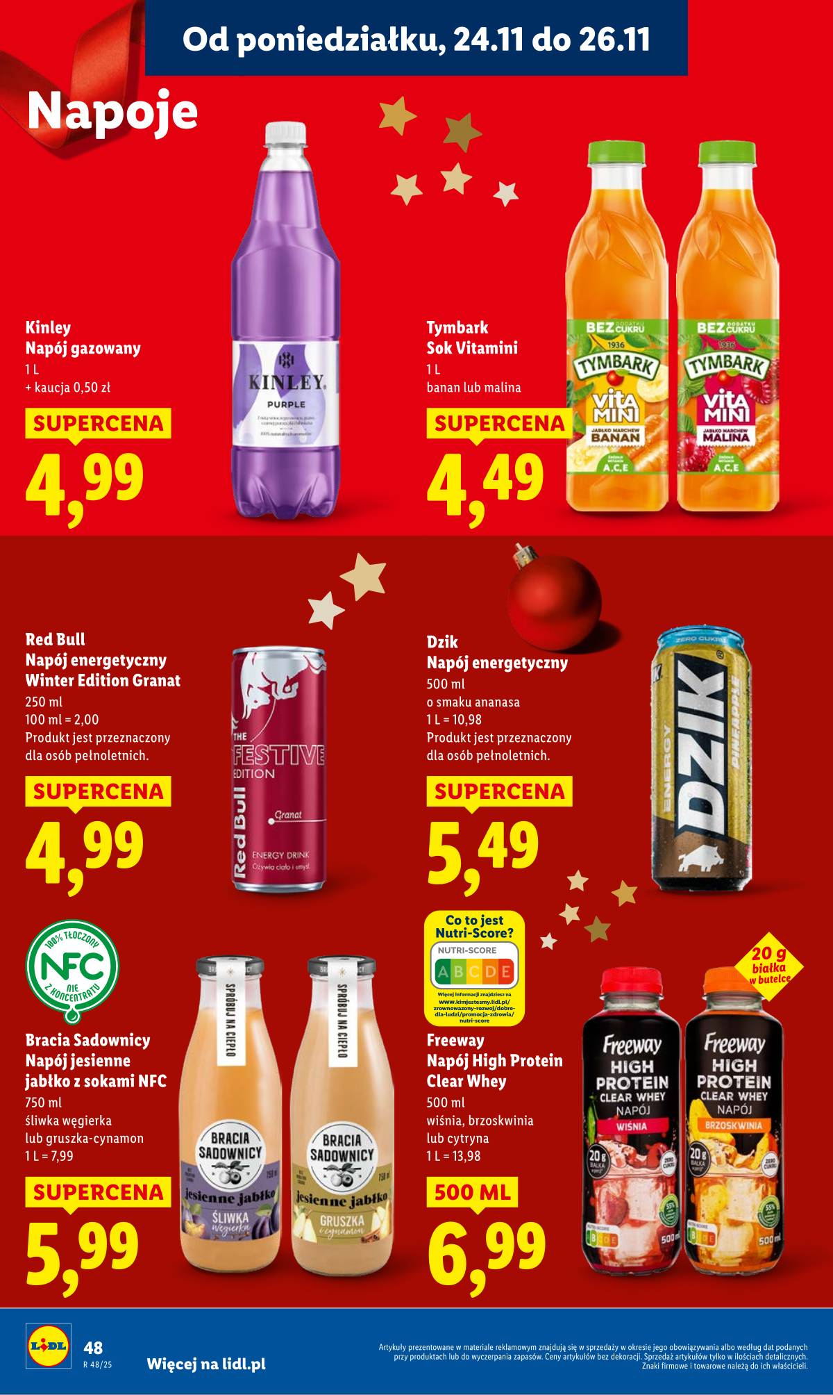 Lidl Lenkija - OFERTA WAŻNA OD 24.11 DO 26.11 48 puslapis