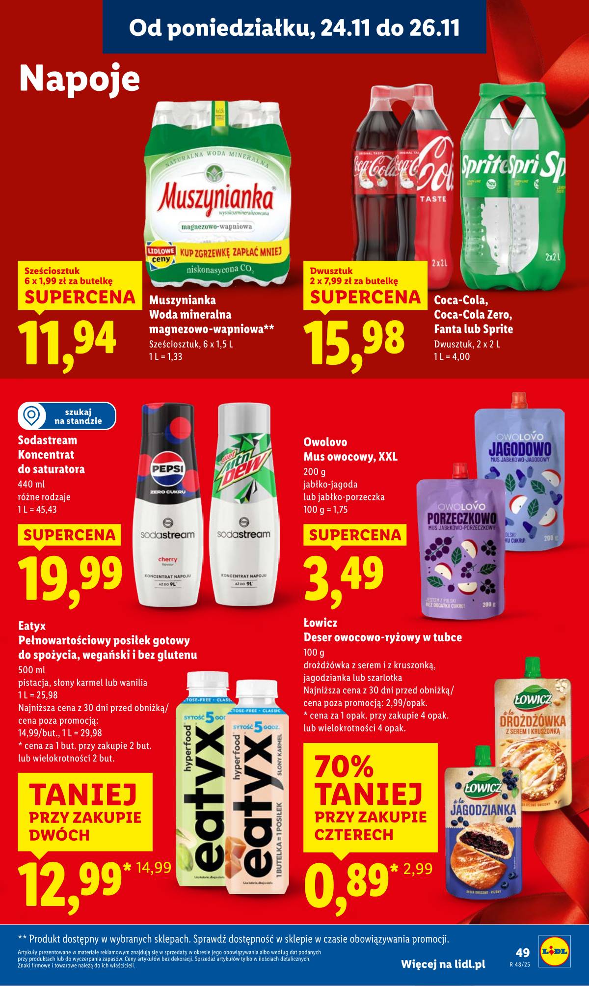 Lidl Lenkija - OFERTA WAŻNA OD 24.11 DO 26.11 49 puslapis