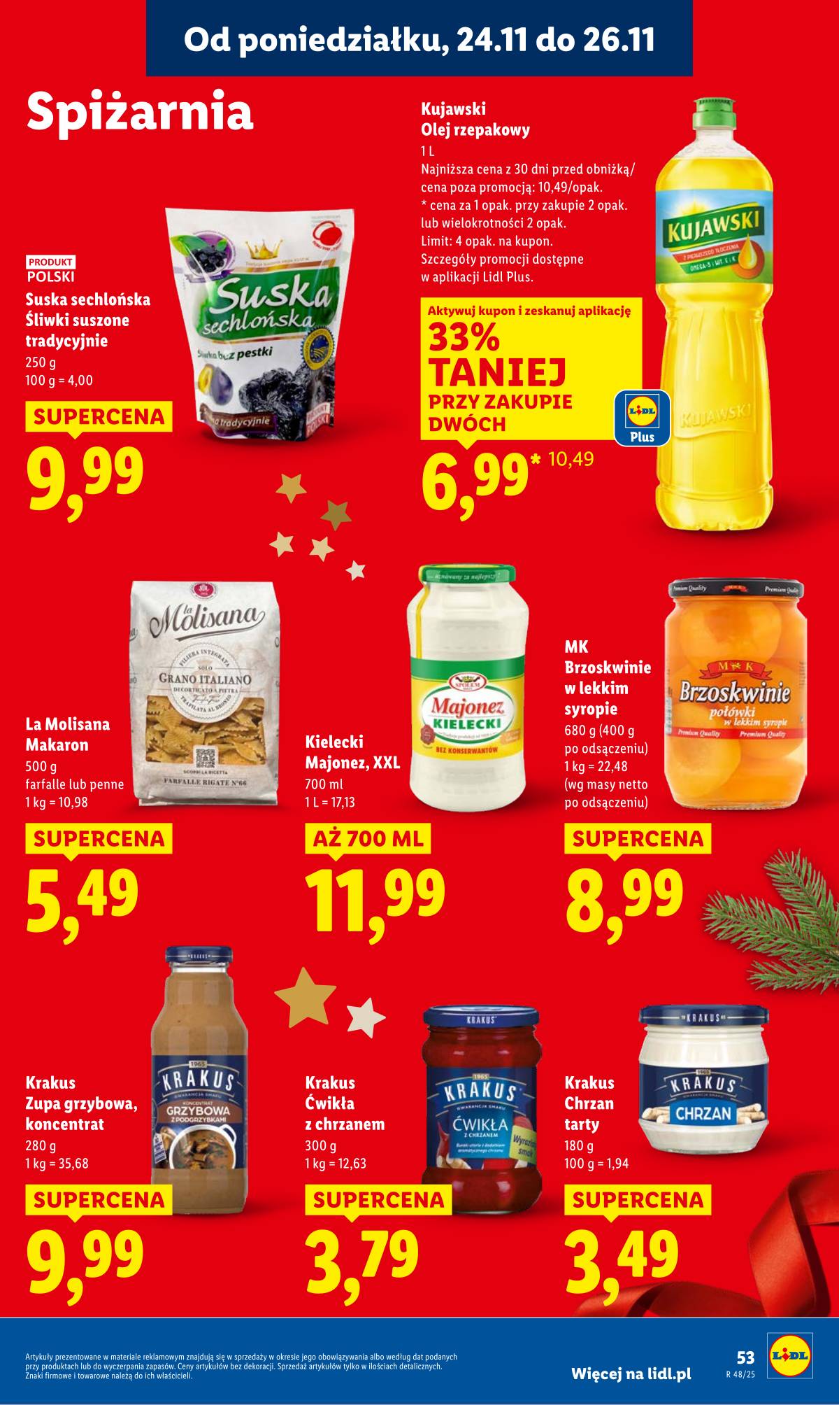 Lidl Lenkija - OFERTA WAŻNA OD 24.11 DO 26.11 53 puslapis
