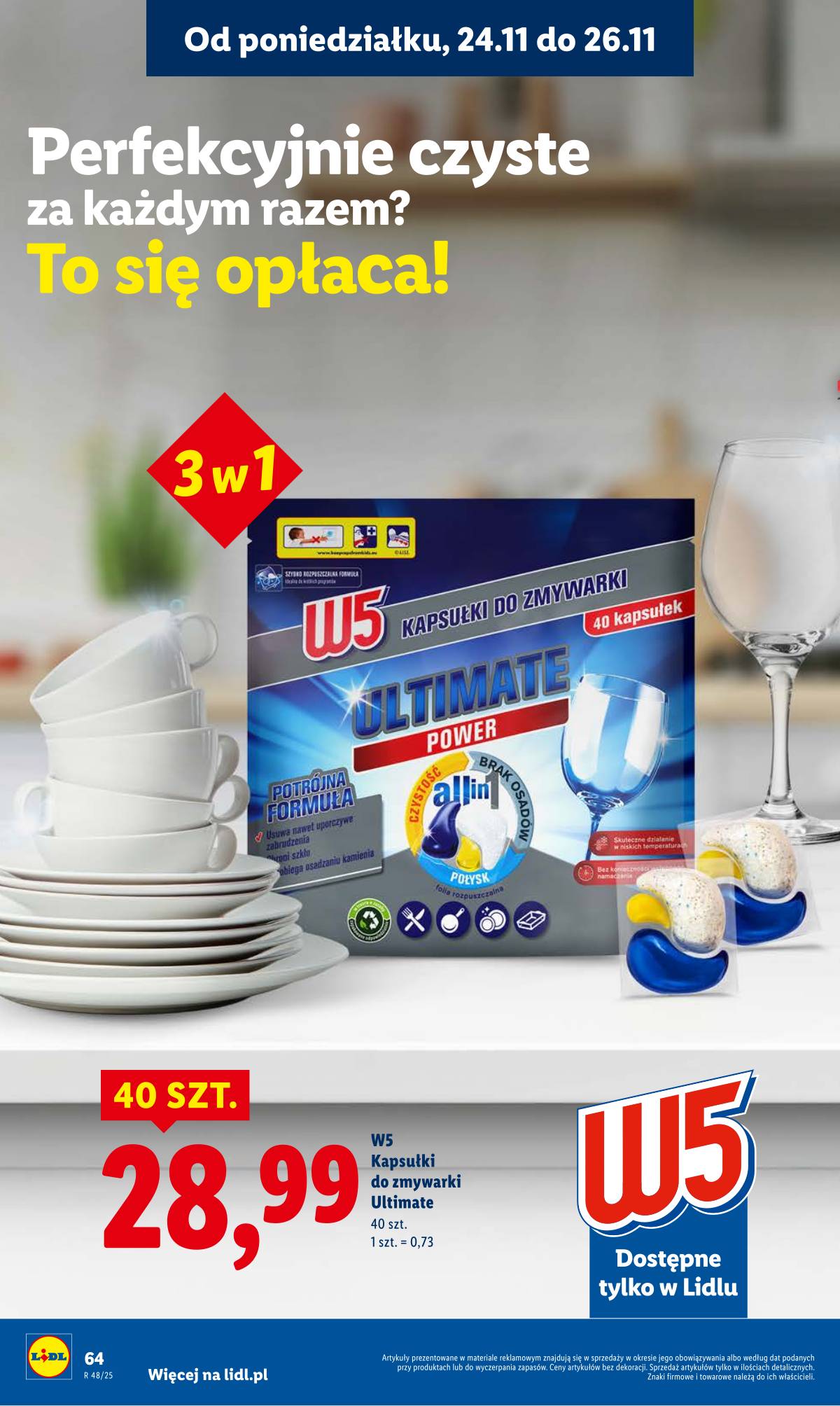 Lidl Lenkija - OFERTA WAŻNA OD 24.11 DO 26.11 64 puslapis
