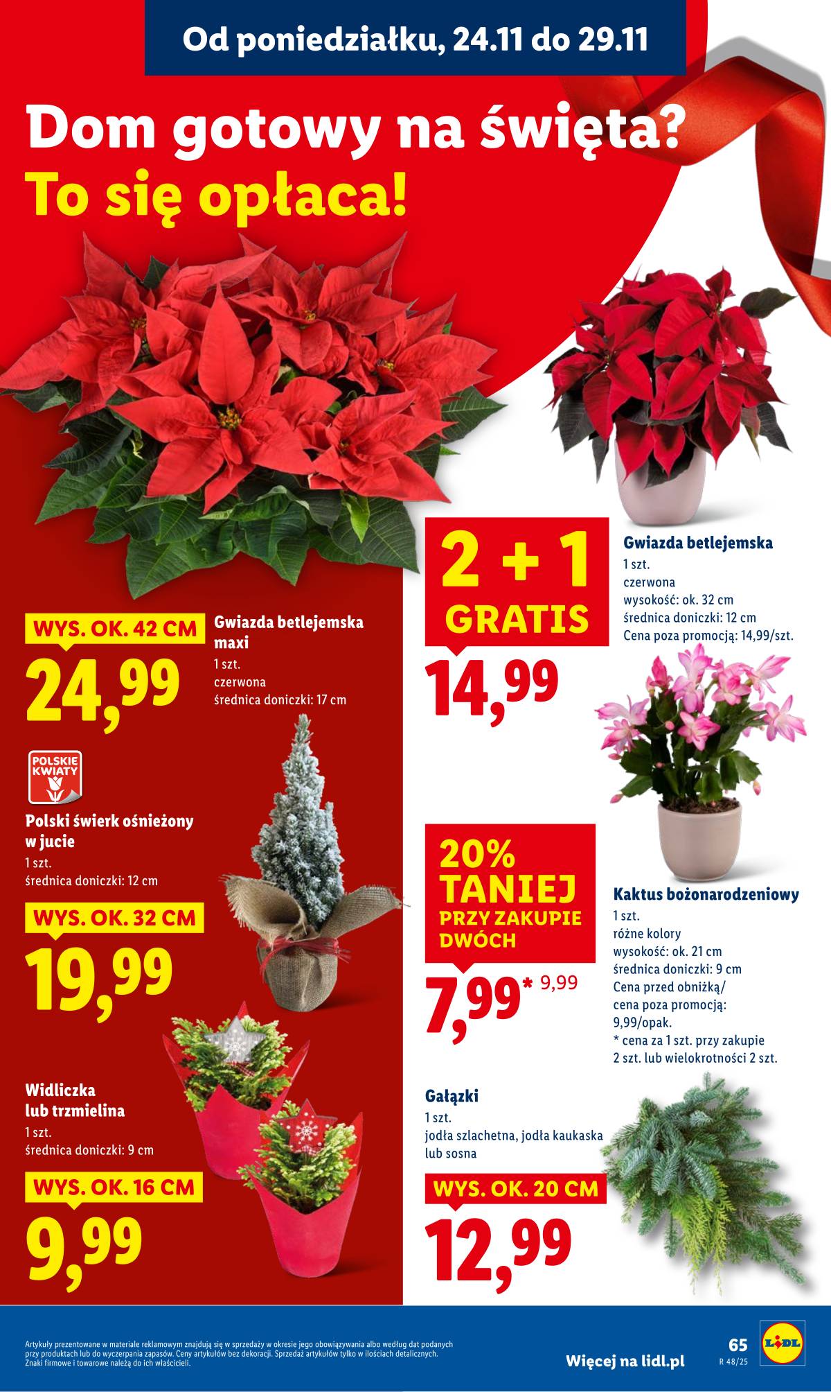 Lidl Lenkija - OFERTA WAŻNA OD 24.11 DO 26.11 65 puslapis