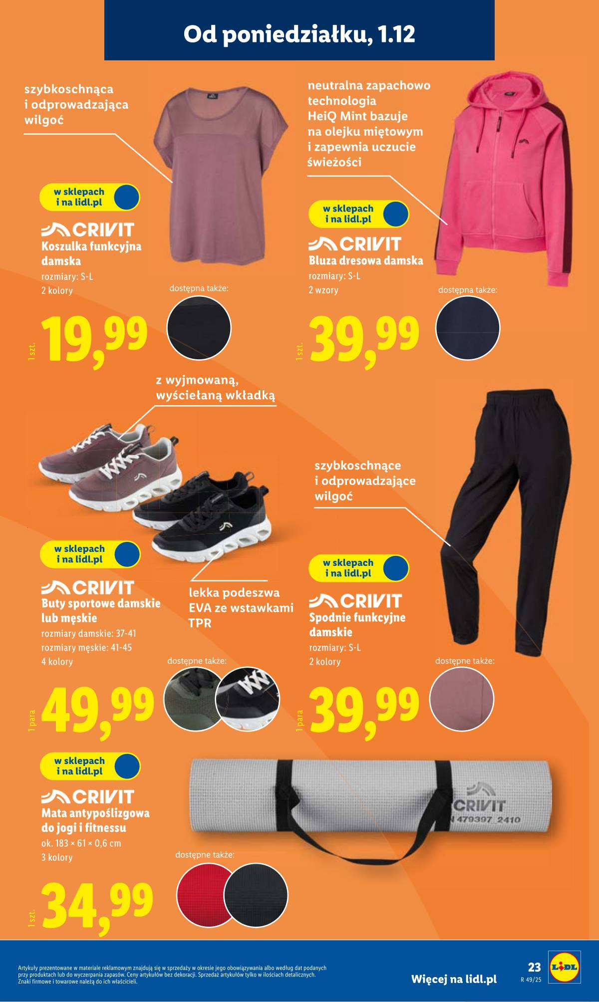 Lidl Lenkija - OFERTA WAŻNA OD 1.12 29 puslapis