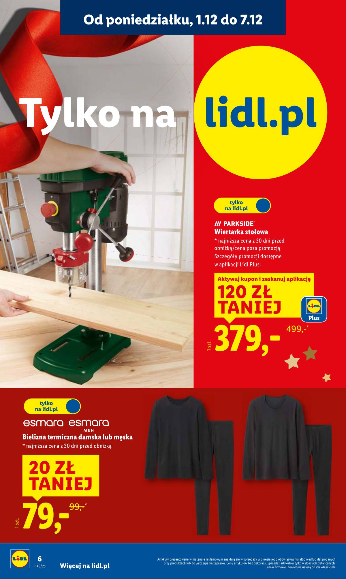 Lidl Lenkija - OFERTA WAŻNA OD 1.12 6 puslapis