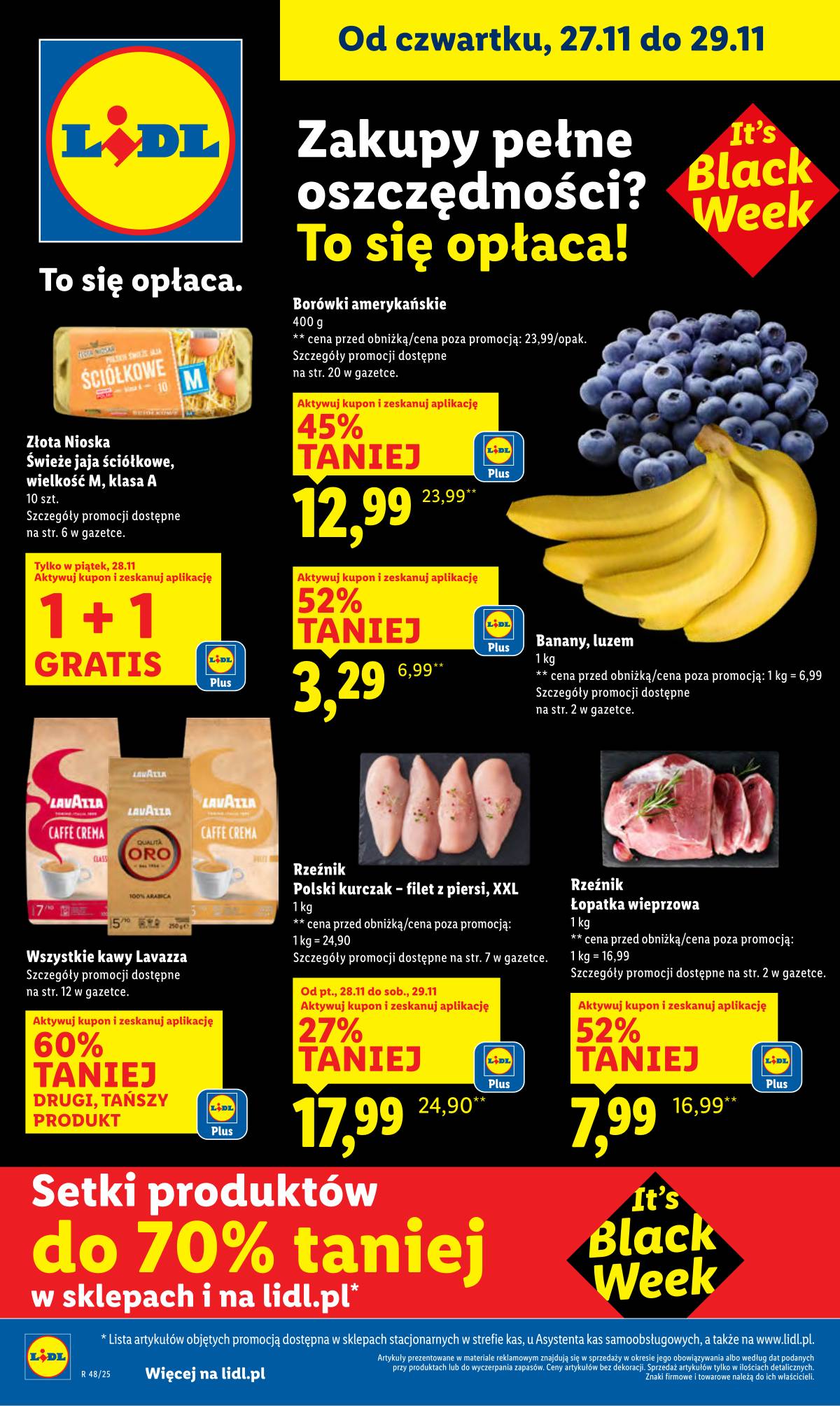 Lidl Lenkija - OFERTA WAŻNA OD 27.11 DO 29.11 1 puslapis