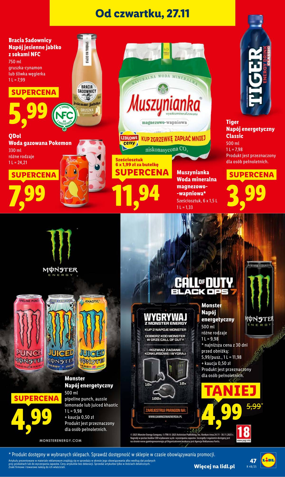 Lidl Lenkija - OFERTA WAŻNA OD 27.11 DO 29.11 47 puslapis