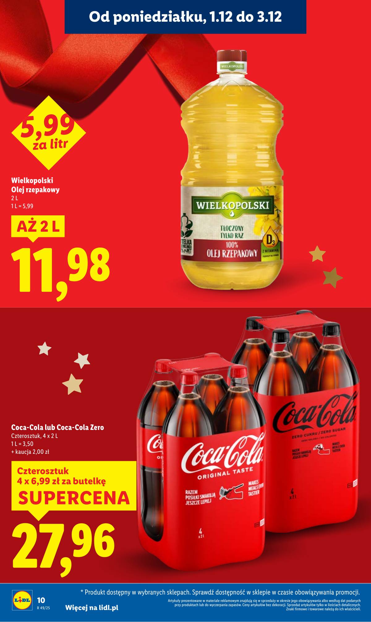 Lidl Lenkija - OFERTA WAŻNA OD 1.12 DO 3.12 10 puslapis