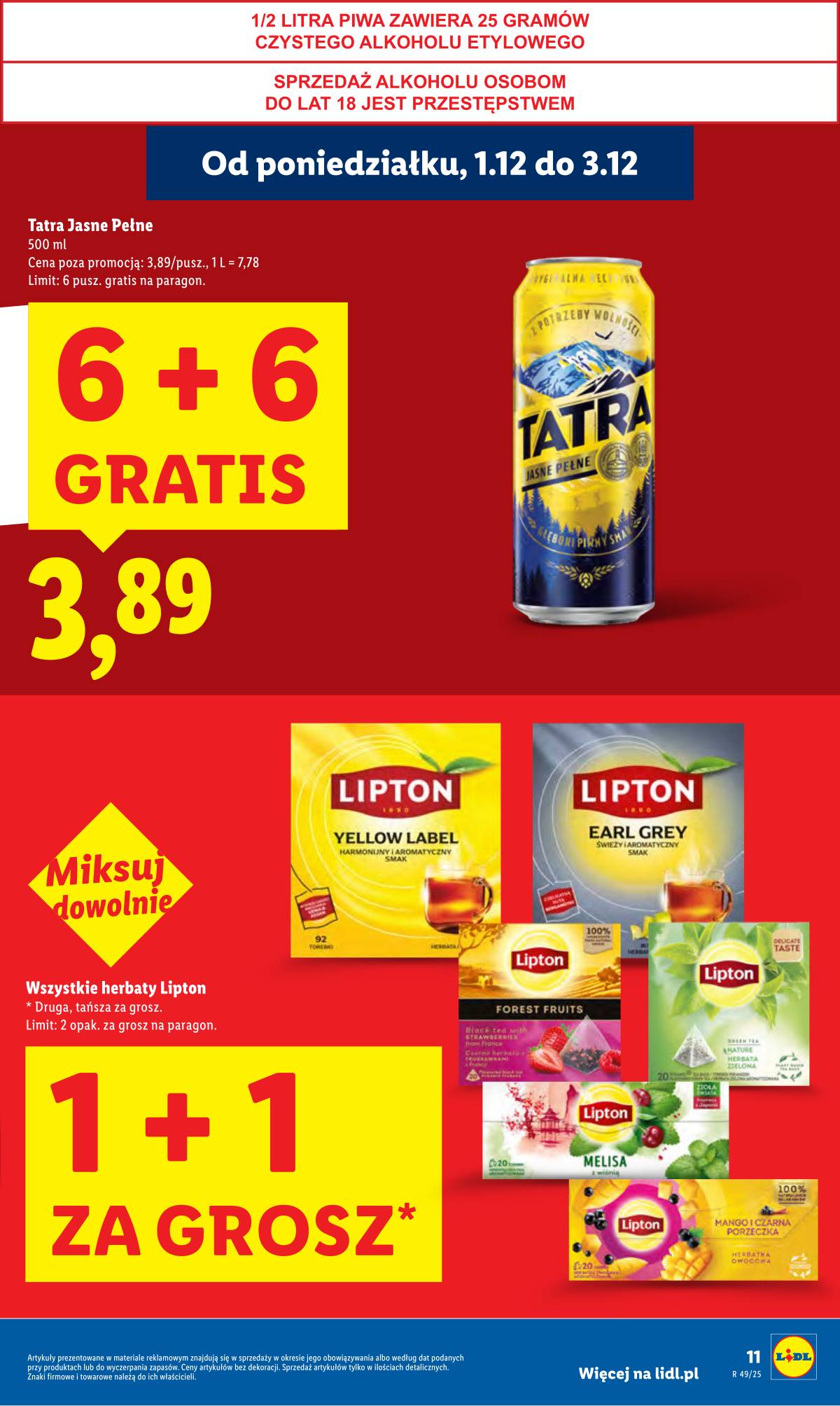 Lidl Lenkija - OFERTA WAŻNA OD 1.12 DO 3.12 11 puslapis