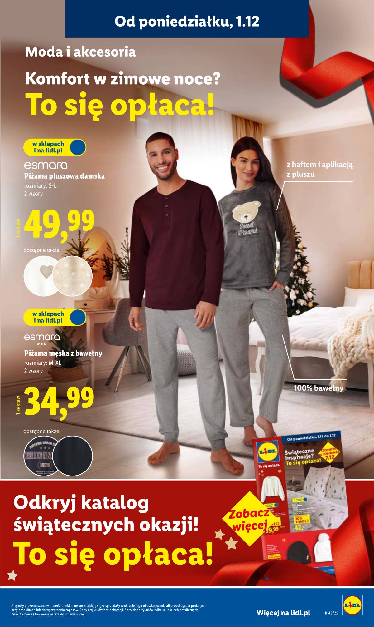 Lidl Lenkija - OFERTA WAŻNA OD 1.12 DO 3.12 15 puslapis