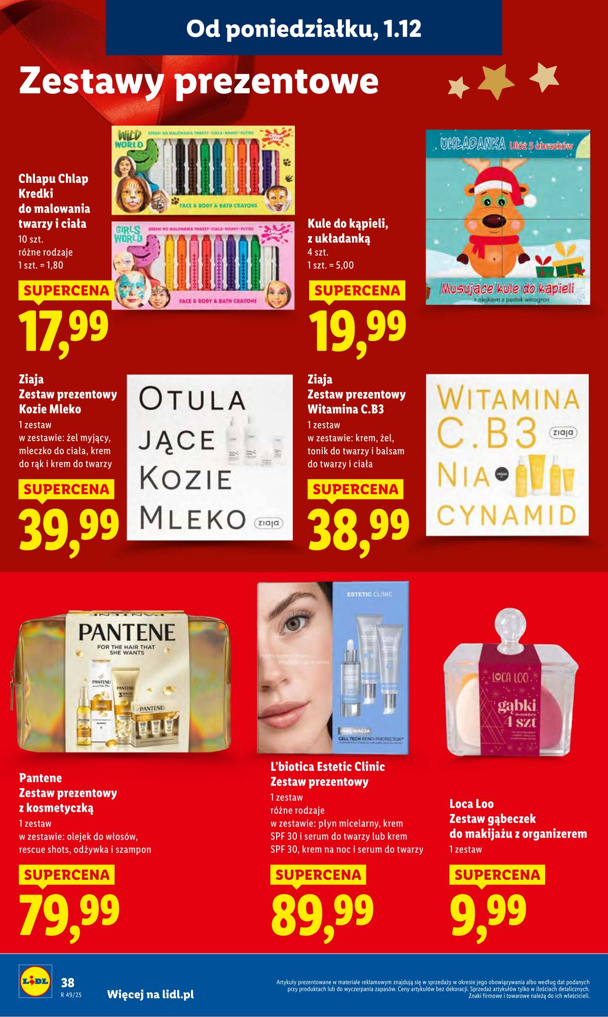 Lidl Lenkija - OFERTA WAŻNA OD 1.12 DO 3.12 40 puslapis