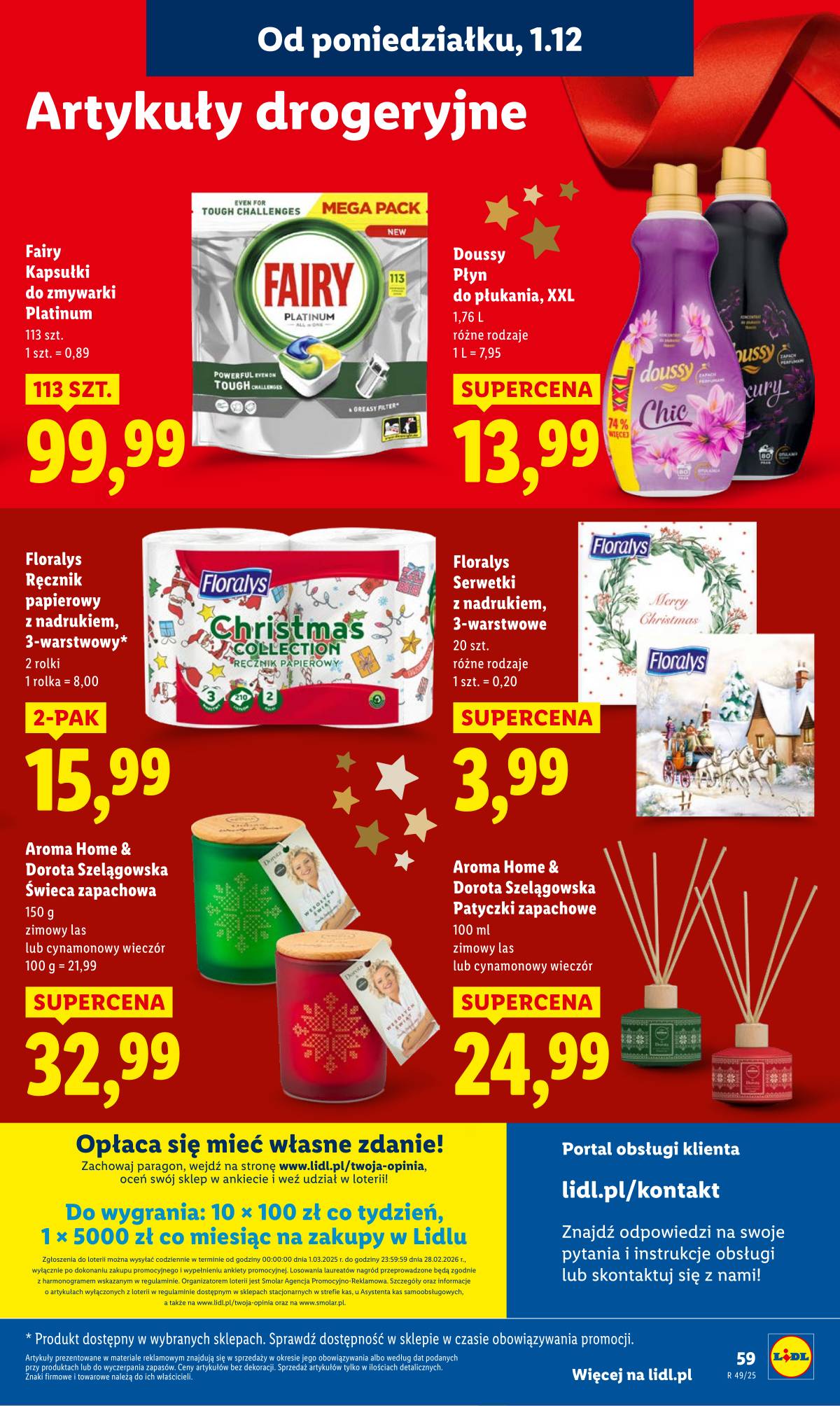 Lidl Lenkija - OFERTA WAŻNA OD 1.12 DO 3.12 61 puslapis