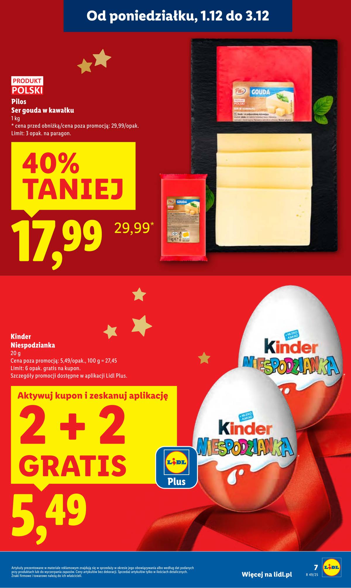 Lidl Lenkija - OFERTA WAŻNA OD 1.12 DO 3.12 7 puslapis