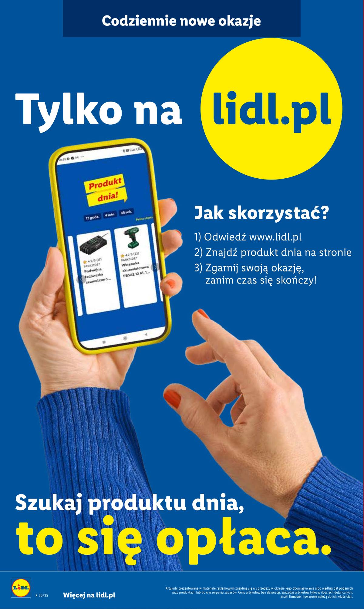 Lidl Lenkija - OFERTA WAŻNA OD 8.12 56 puslapis