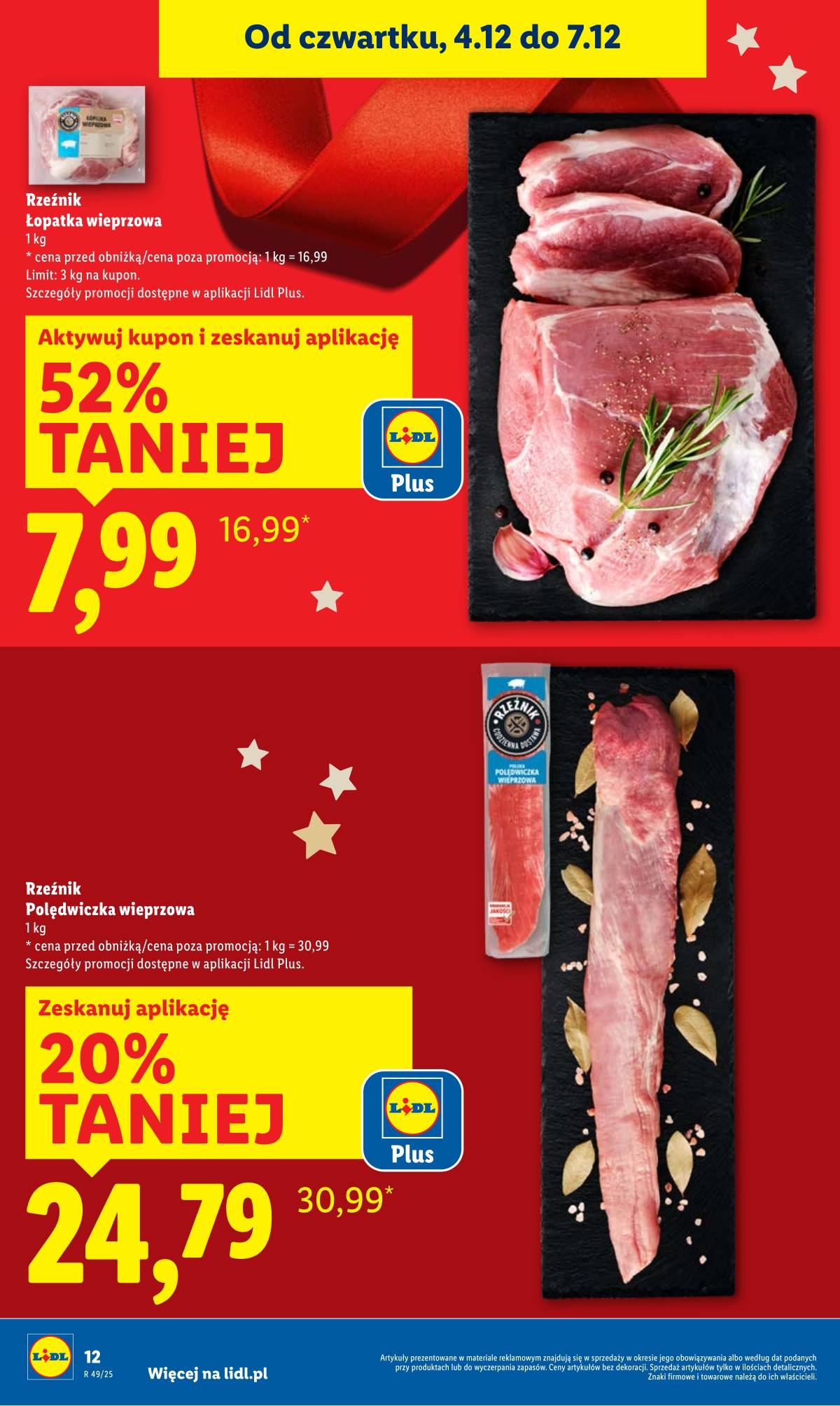 Lidl Lenkija - OFERTA WAŻNA OD  4.12 DO 7.12 12 puslapis