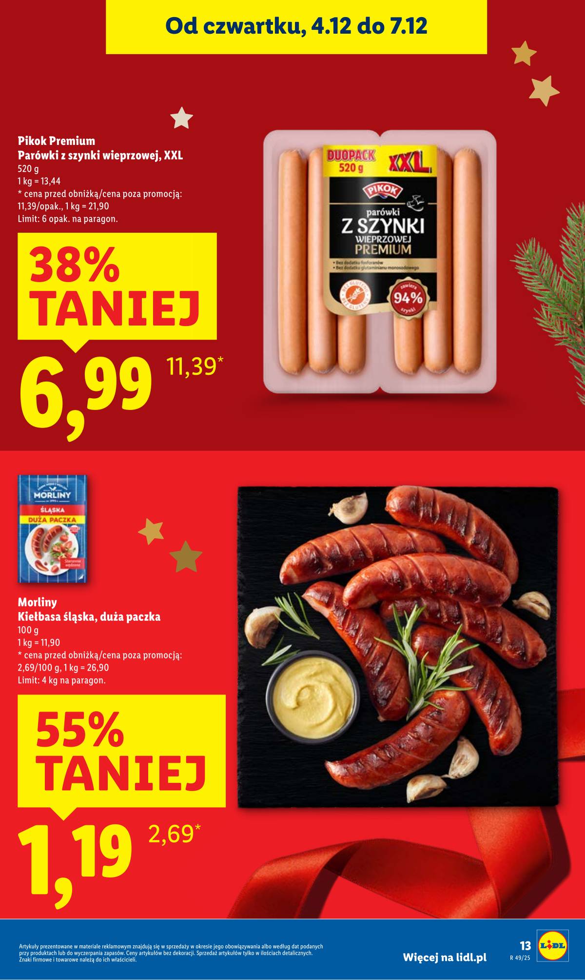 Lidl Lenkija - OFERTA WAŻNA OD  4.12 DO 7.12 13 puslapis