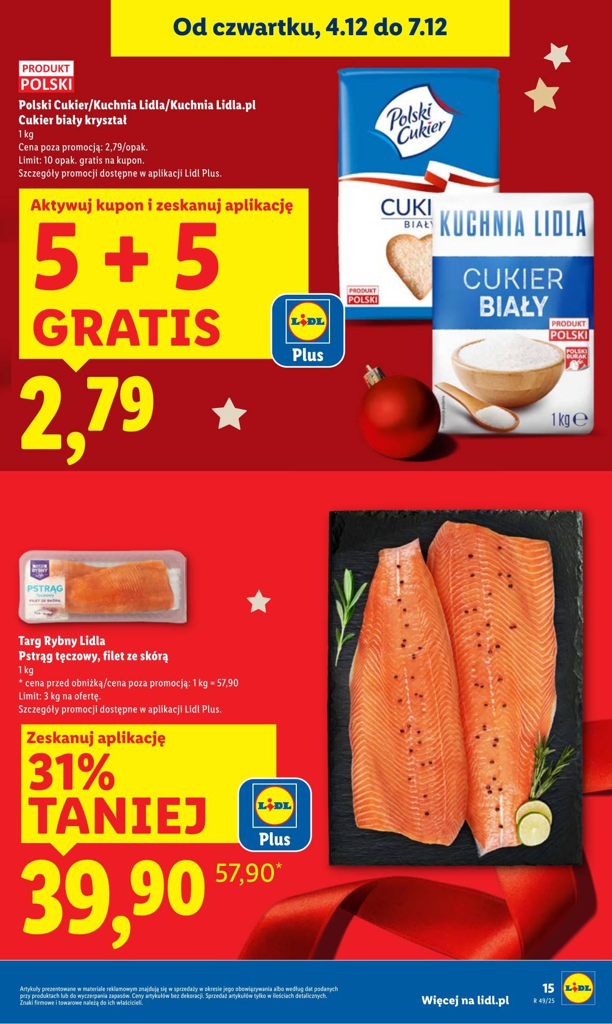 Lidl Lenkija - OFERTA WAŻNA OD  4.12 DO 7.12 15 puslapis