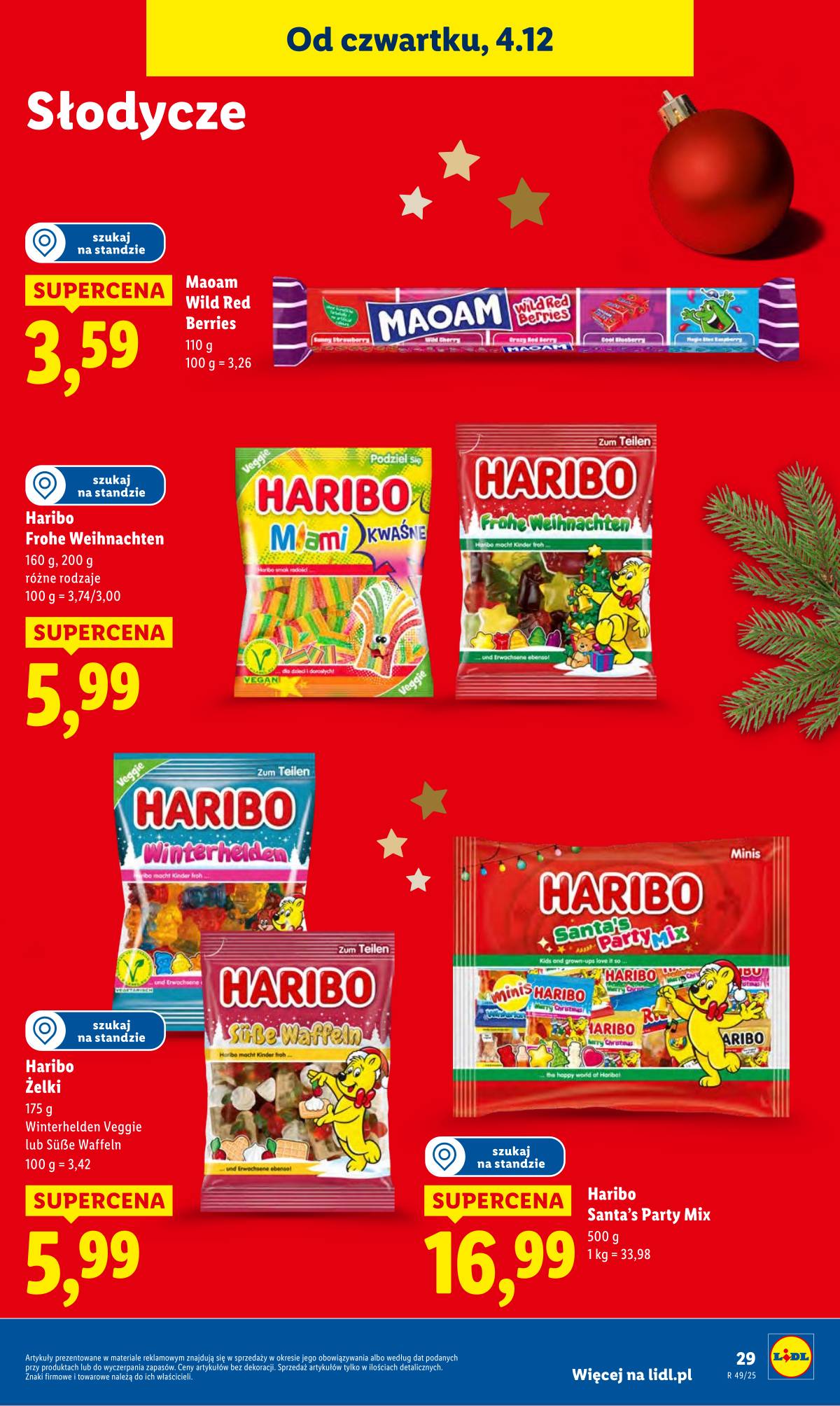 Lidl Lenkija - OFERTA WAŻNA OD  4.12 DO 7.12 31 puslapis