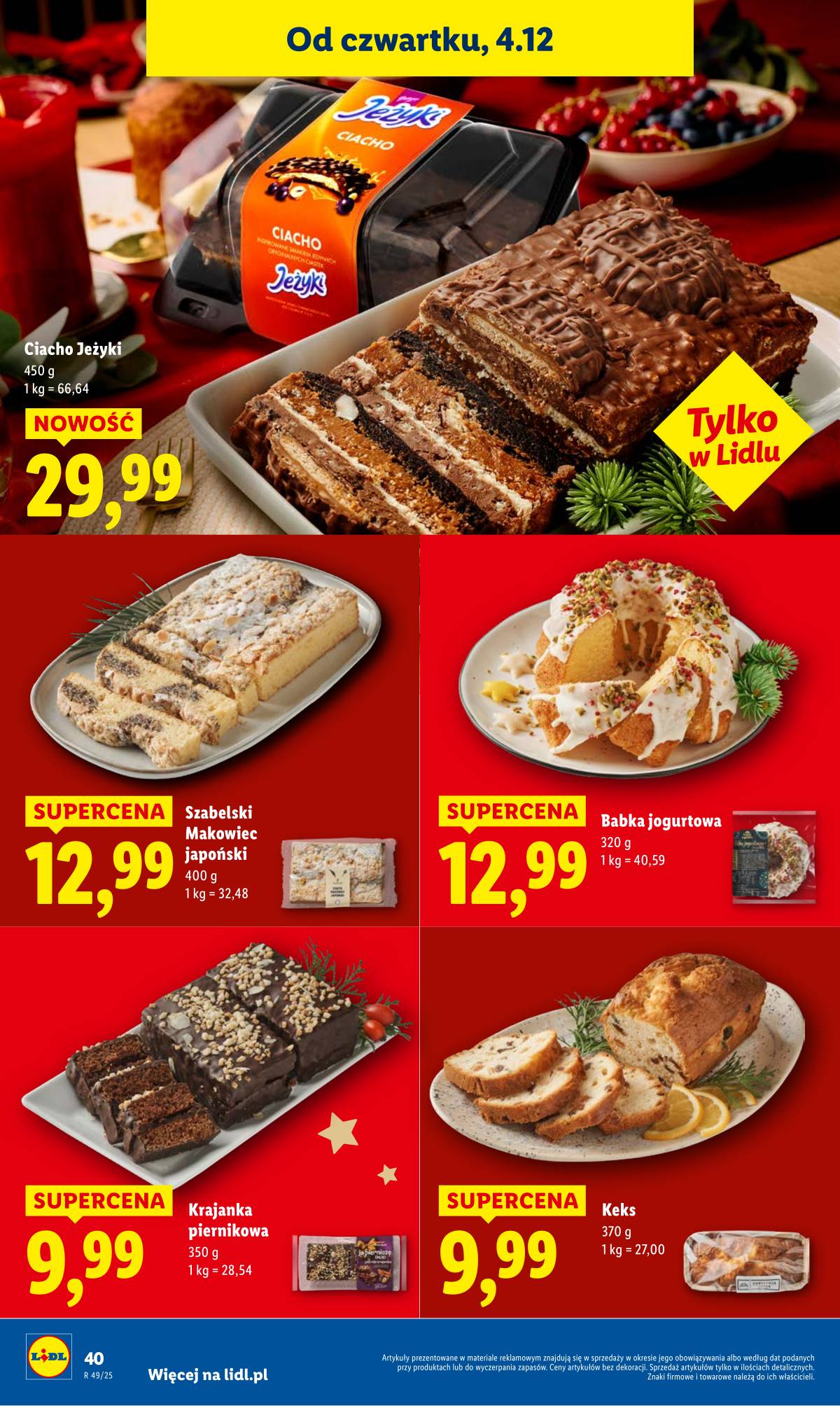 Lidl Lenkija - OFERTA WAŻNA OD  4.12 DO 7.12 42 puslapis