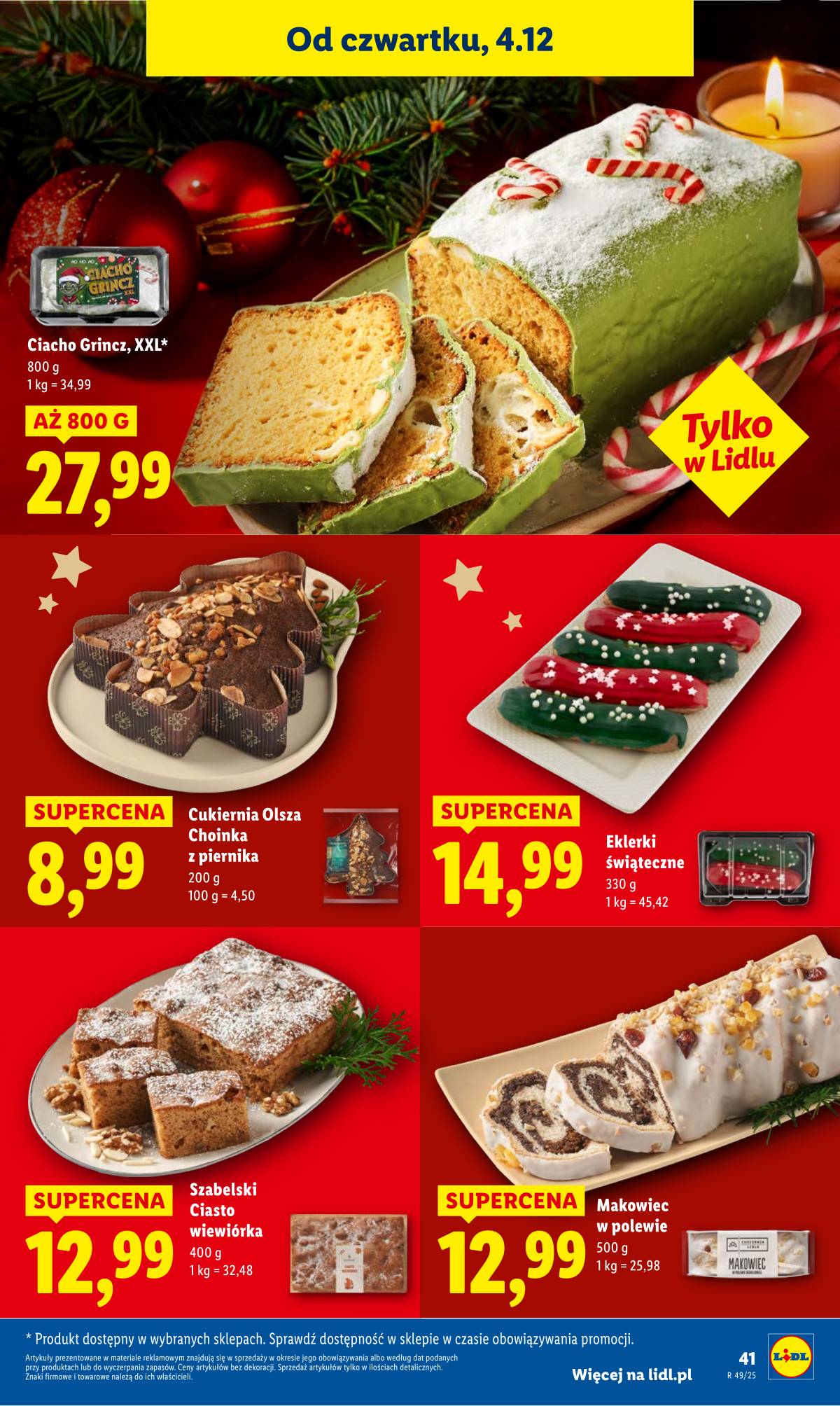 Lidl Lenkija - OFERTA WAŻNA OD  4.12 DO 7.12 43 puslapis
