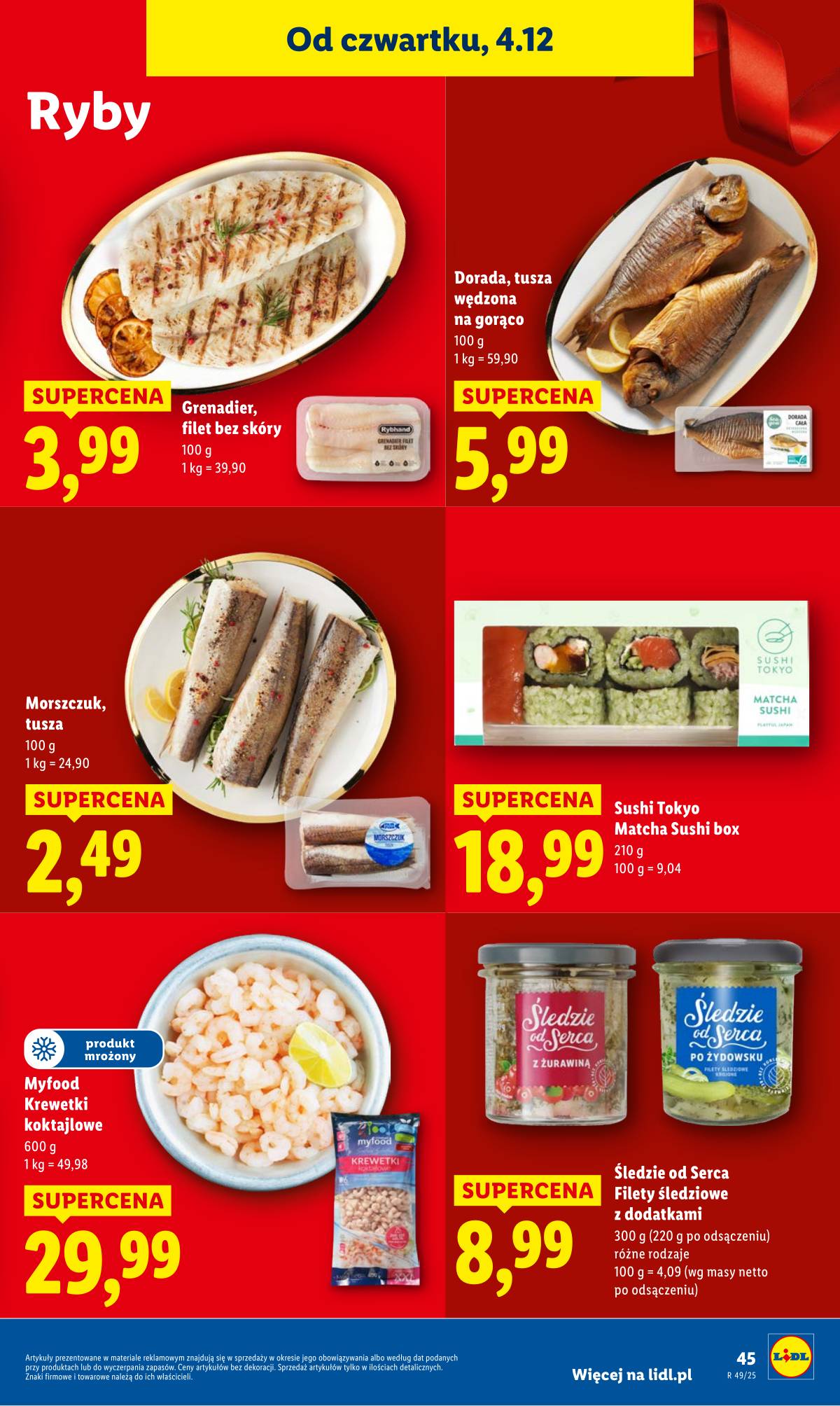 Lidl Lenkija - OFERTA WAŻNA OD  4.12 DO 7.12 47 puslapis