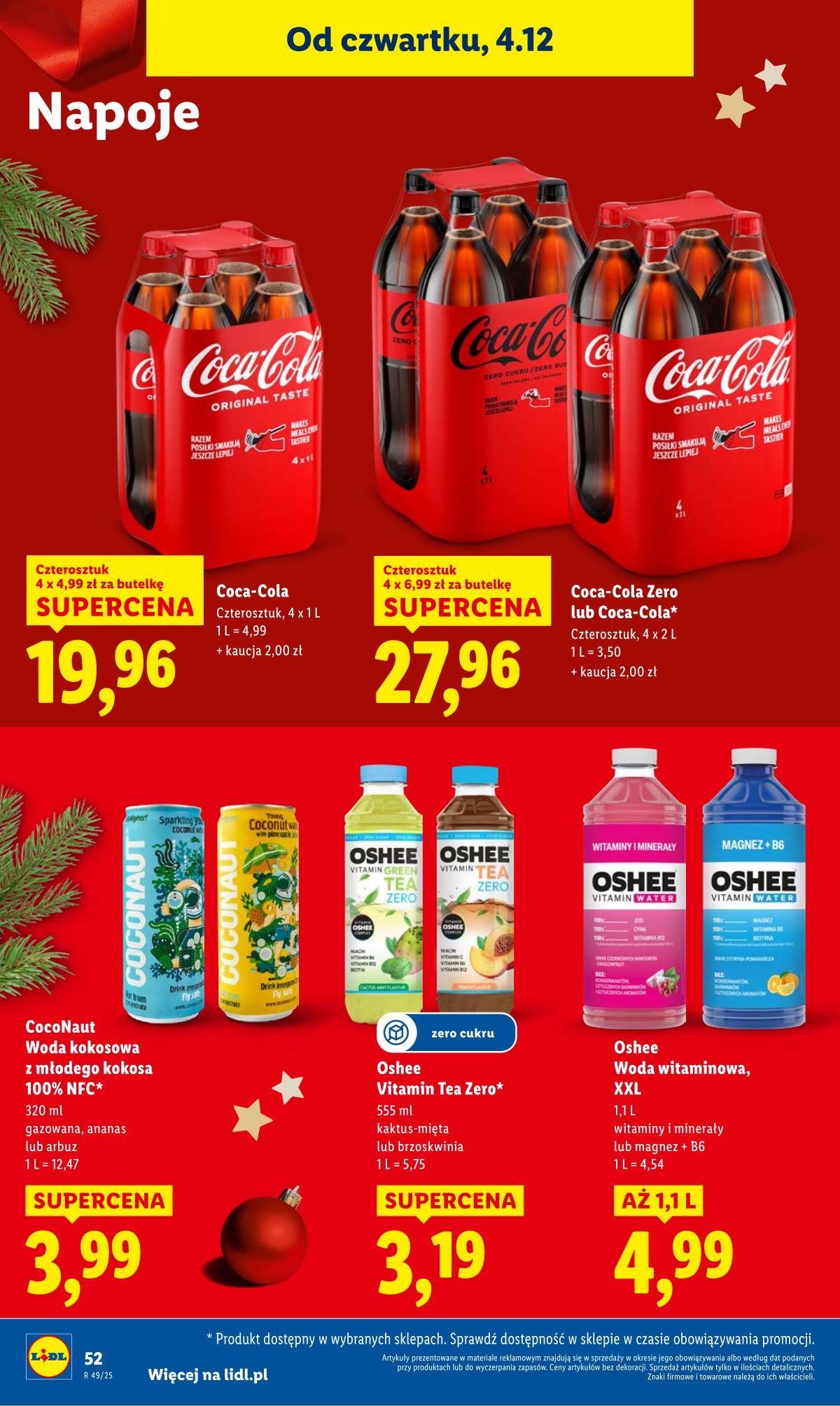 Lidl Lenkija - OFERTA WAŻNA OD  4.12 DO 7.12 54 puslapis