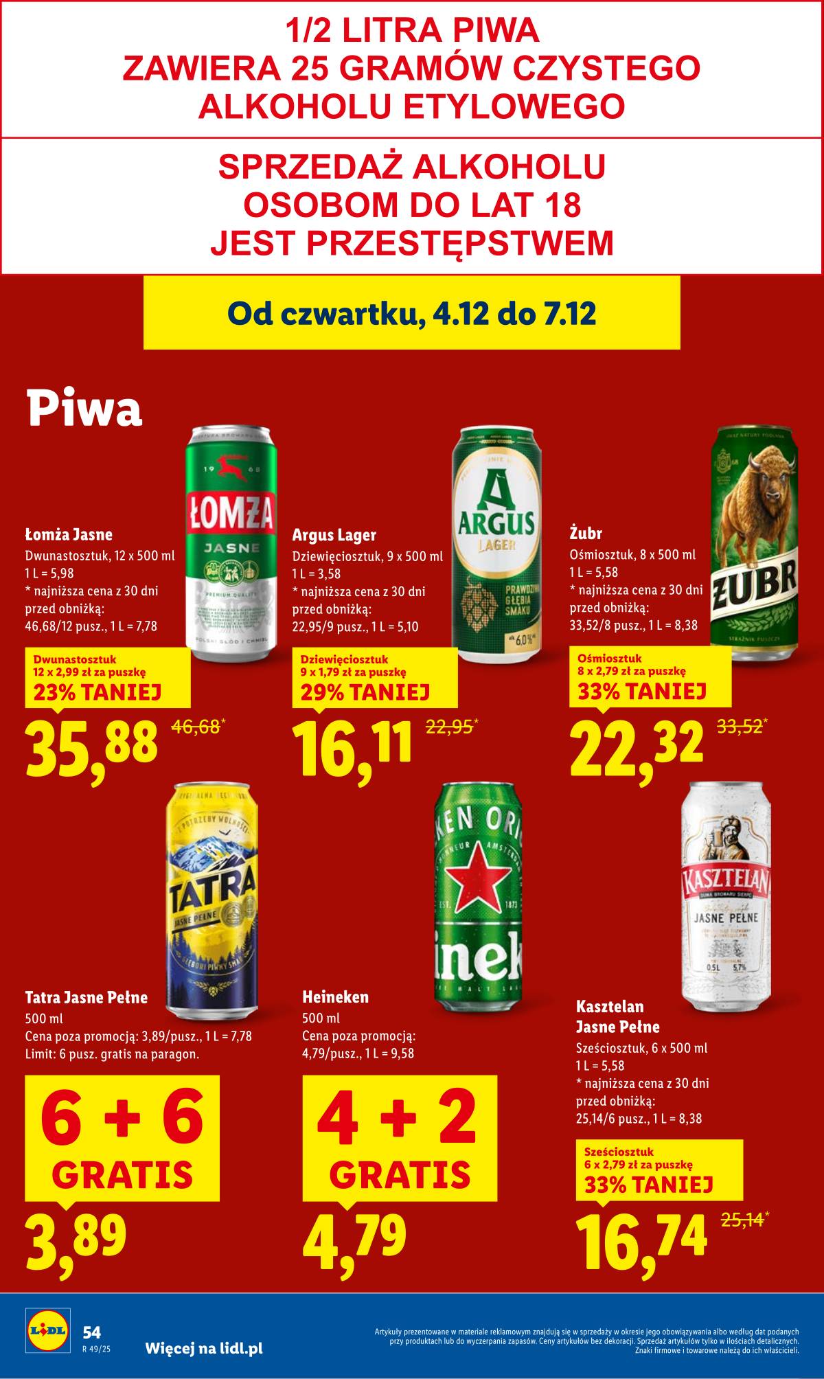 Lidl Lenkija - OFERTA WAŻNA OD  4.12 DO 7.12 56 puslapis
