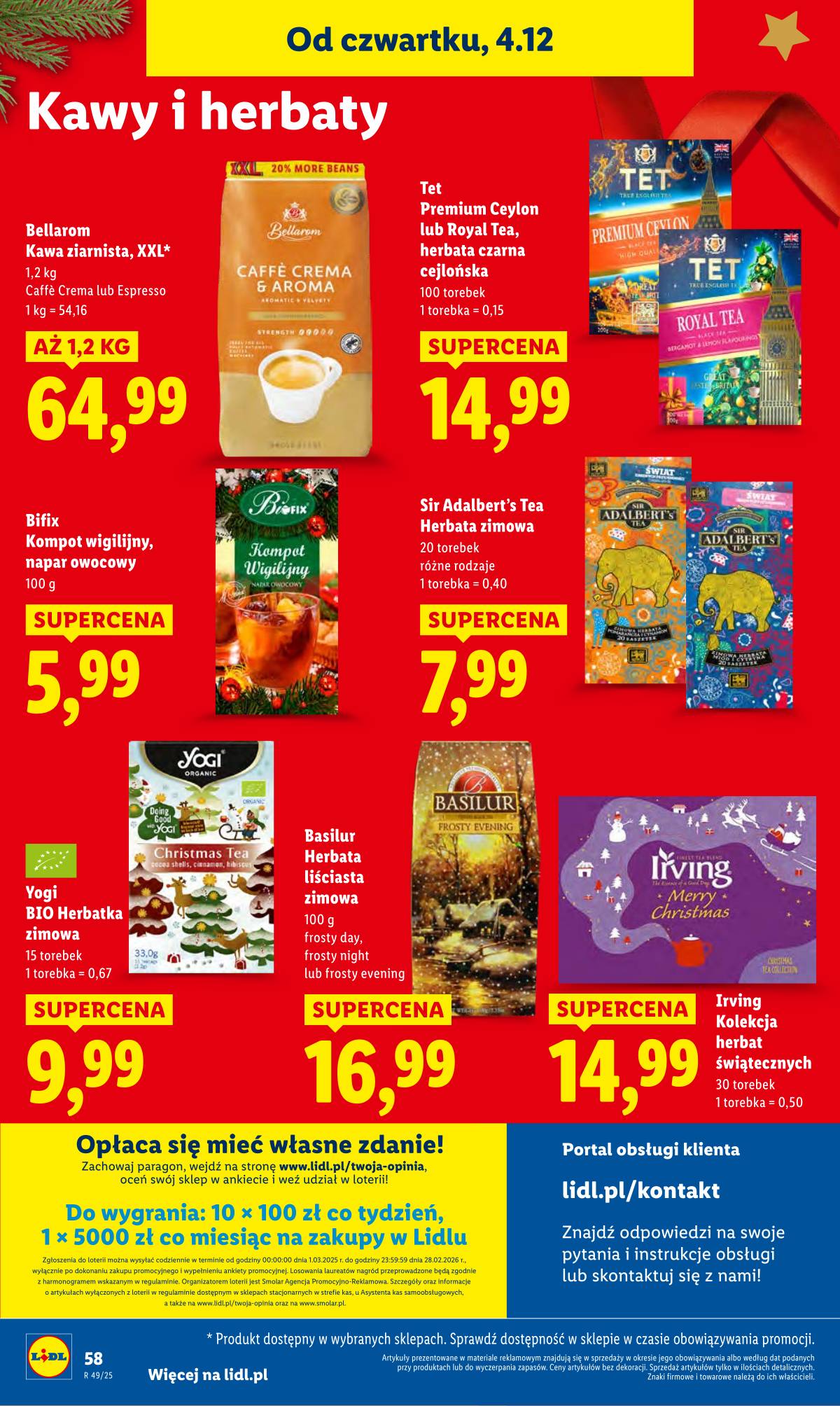 Lidl Lenkija - OFERTA WAŻNA OD  4.12 DO 7.12 60 puslapis