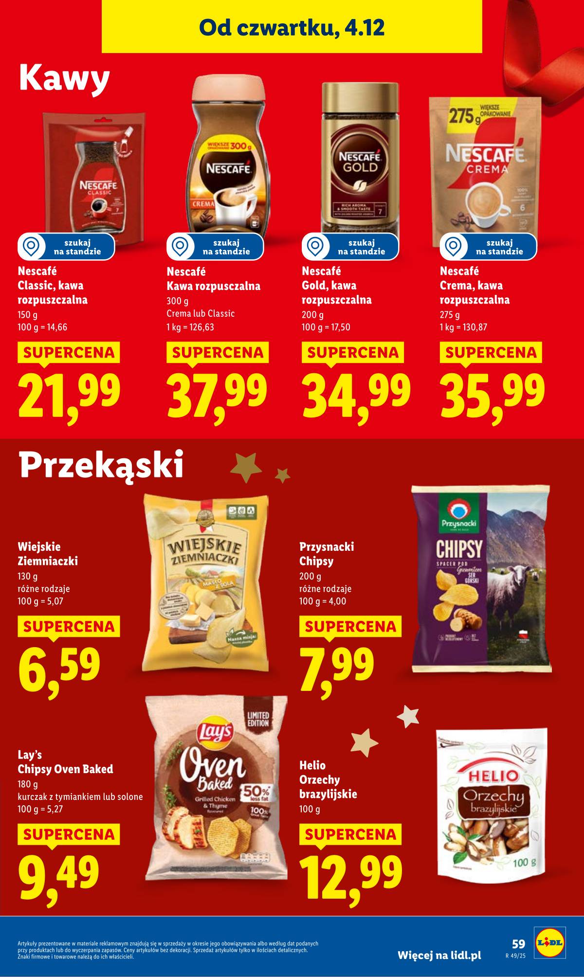 Lidl Lenkija - OFERTA WAŻNA OD  4.12 DO 7.12 61 puslapis