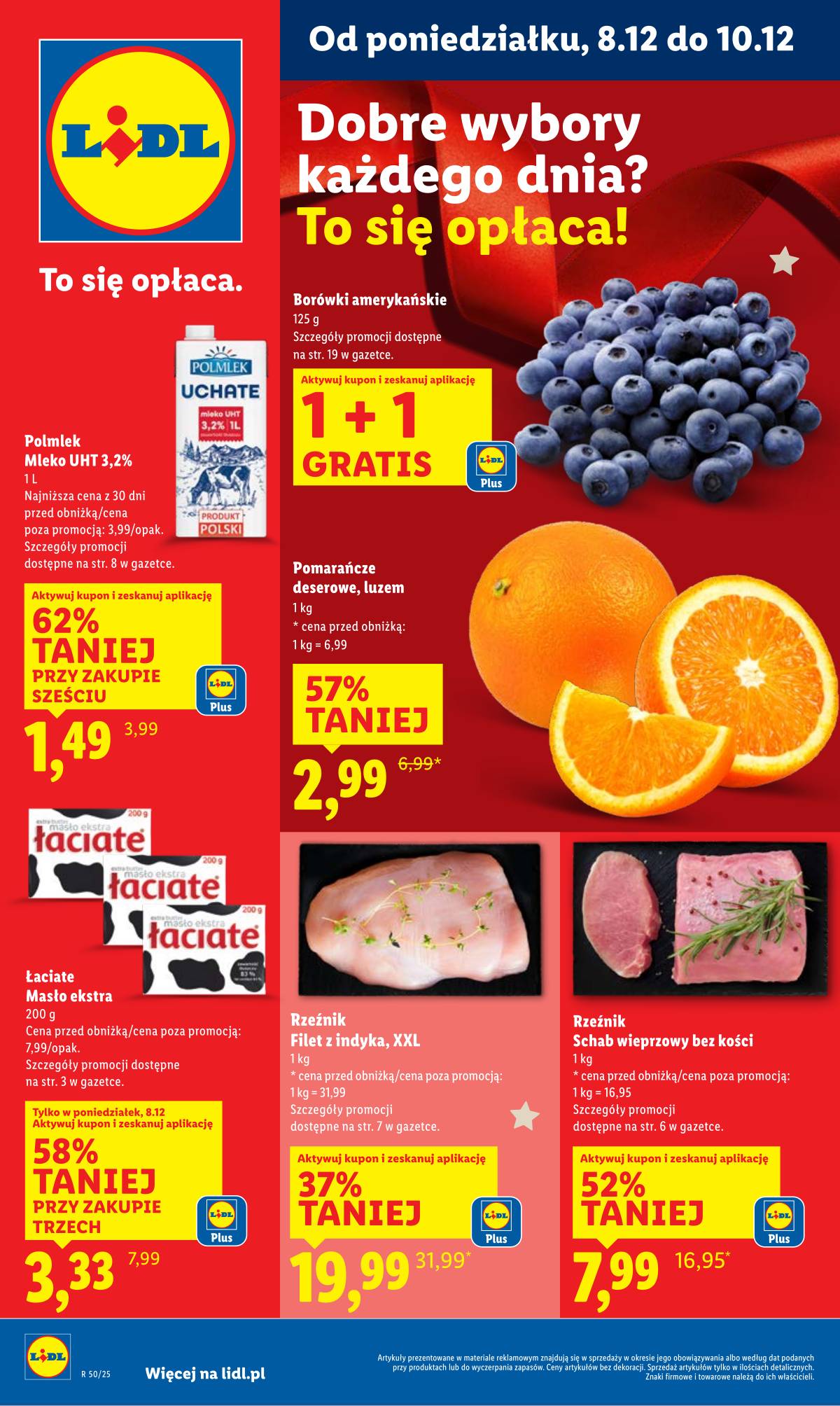 Lidl Lenkija - OFERTA WAŻNA OD 8.12 DO 10.12 1 puslapis