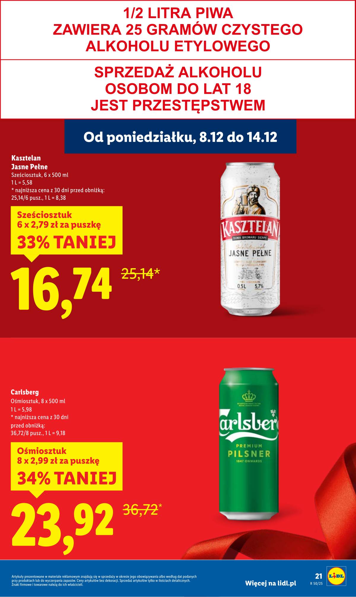 Lidl Lenkija - OFERTA WAŻNA OD 8.12 DO 10.12 21 puslapis