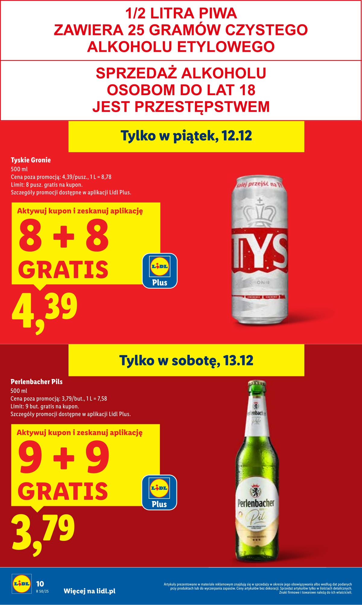 Lidl Lenkija - OFERTA WAŻNA OD 11.12 DO 14.12 10 puslapis