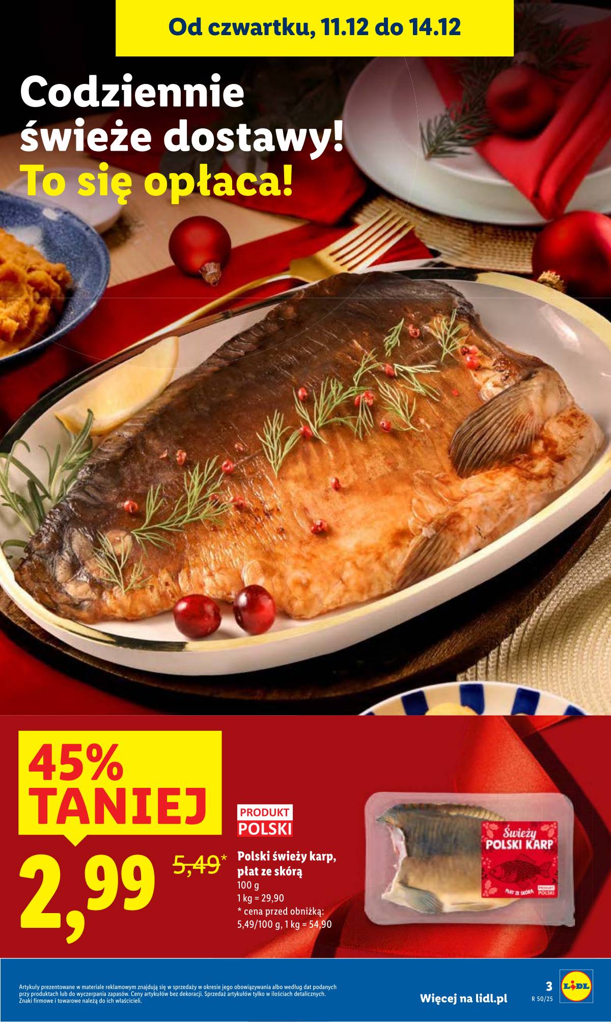 Lidl Lenkija - OFERTA WAŻNA OD 11.12 DO 14.12 3 puslapis