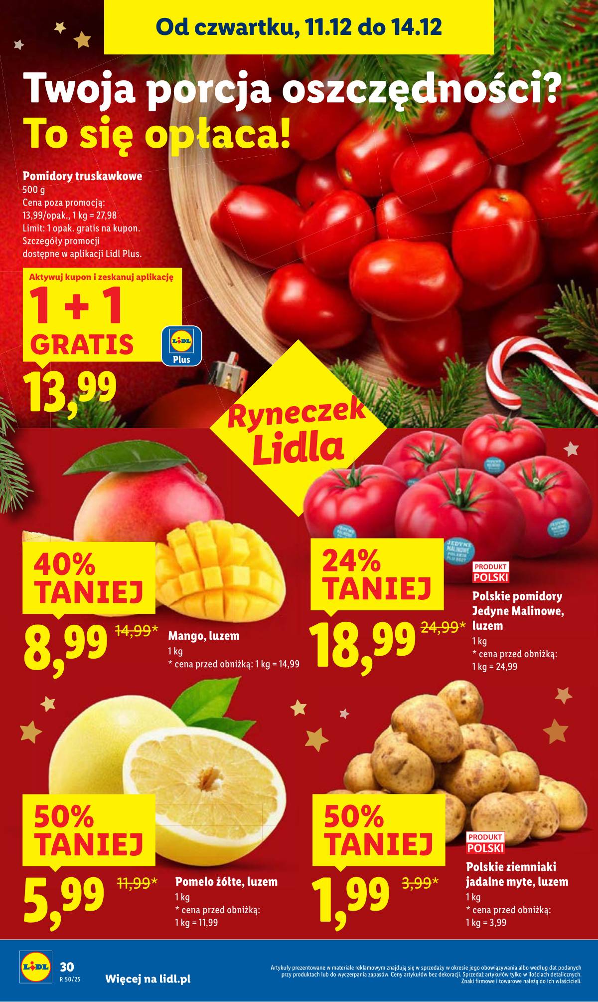 Lidl Lenkija - OFERTA WAŻNA OD 11.12 DO 14.12 30 puslapis