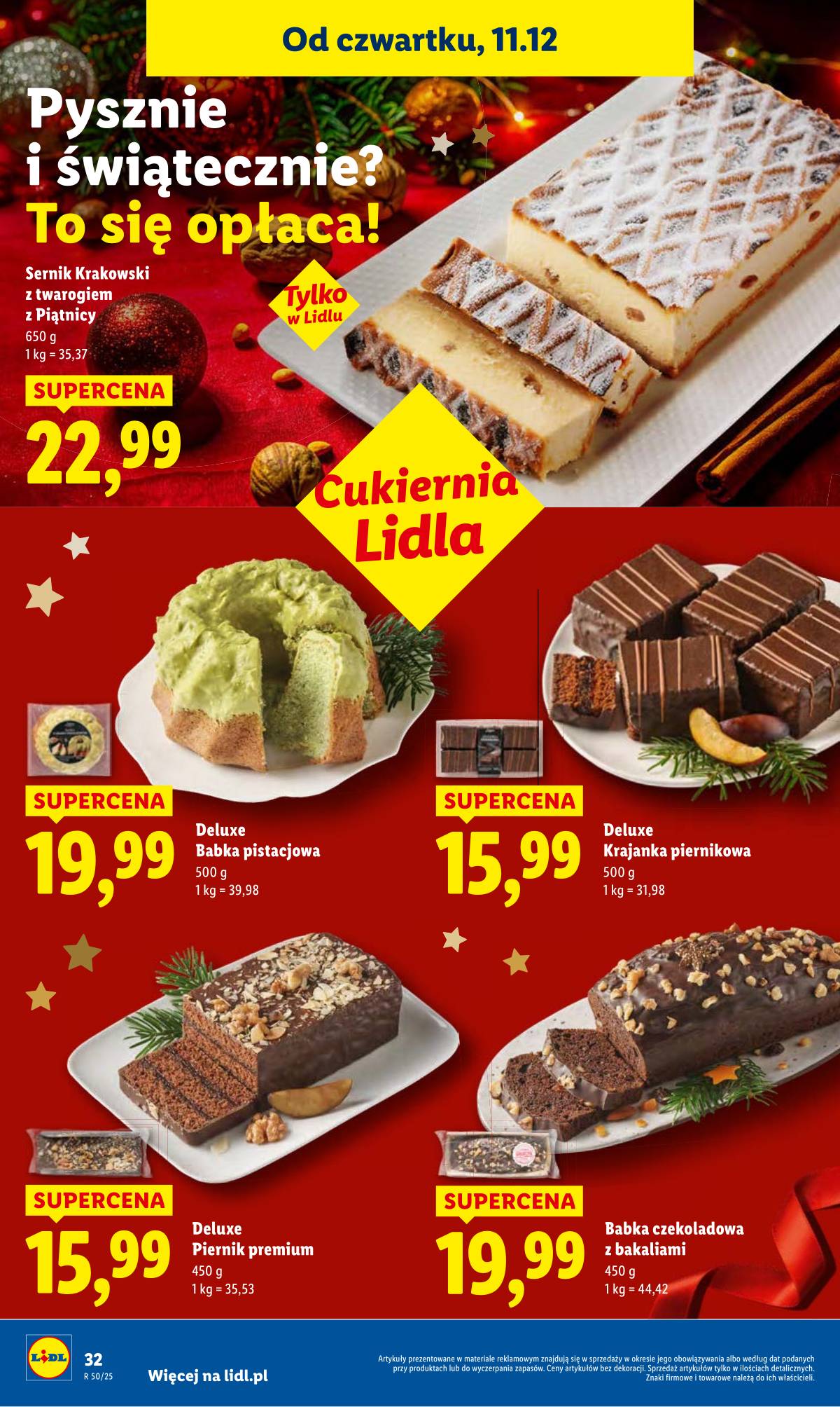 Lidl Lenkija - OFERTA WAŻNA OD 11.12 DO 14.12 32 puslapis
