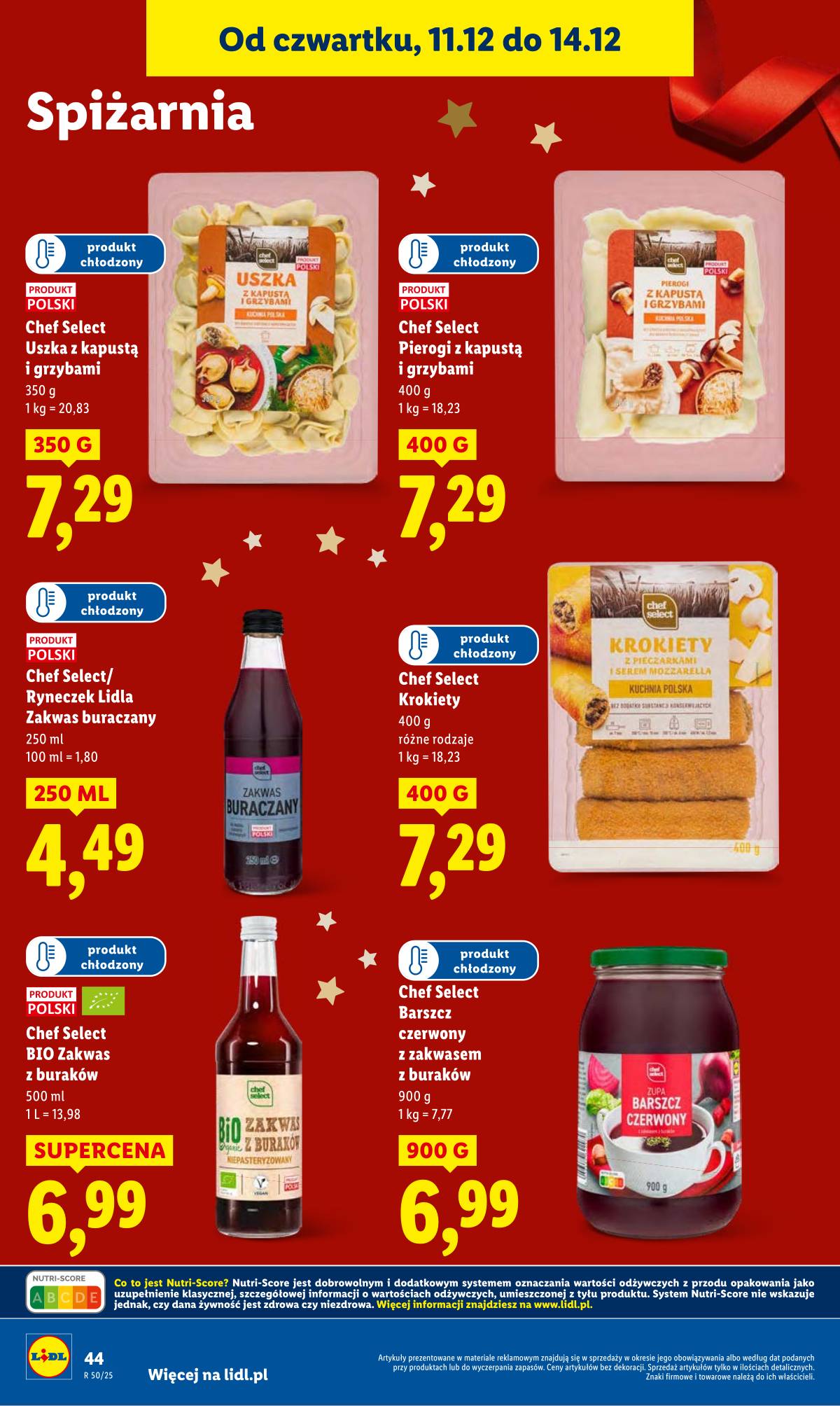Lidl Lenkija - OFERTA WAŻNA OD 11.12 DO 14.12 44 puslapis