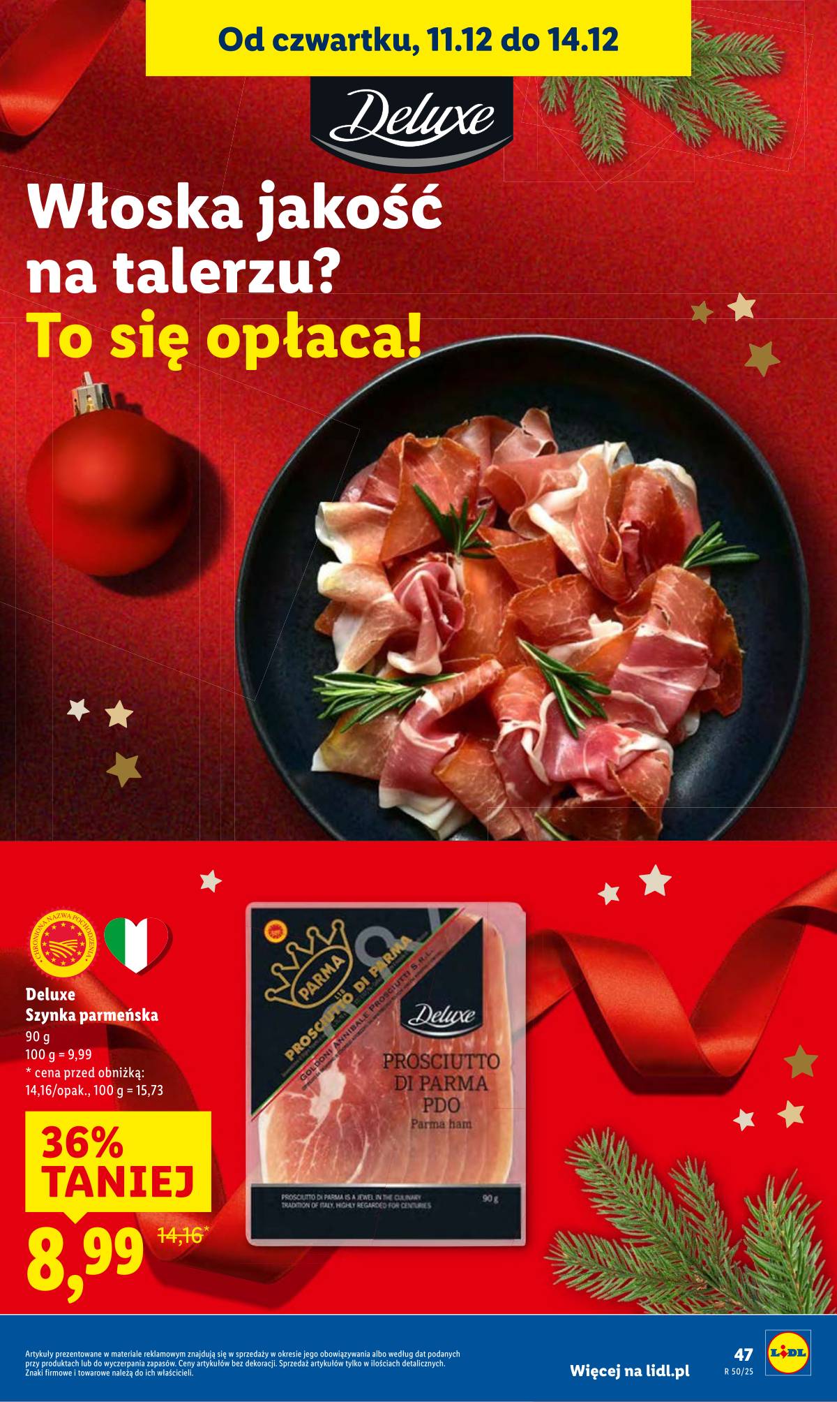 Lidl Lenkija - OFERTA WAŻNA OD 11.12 DO 14.12 47 puslapis