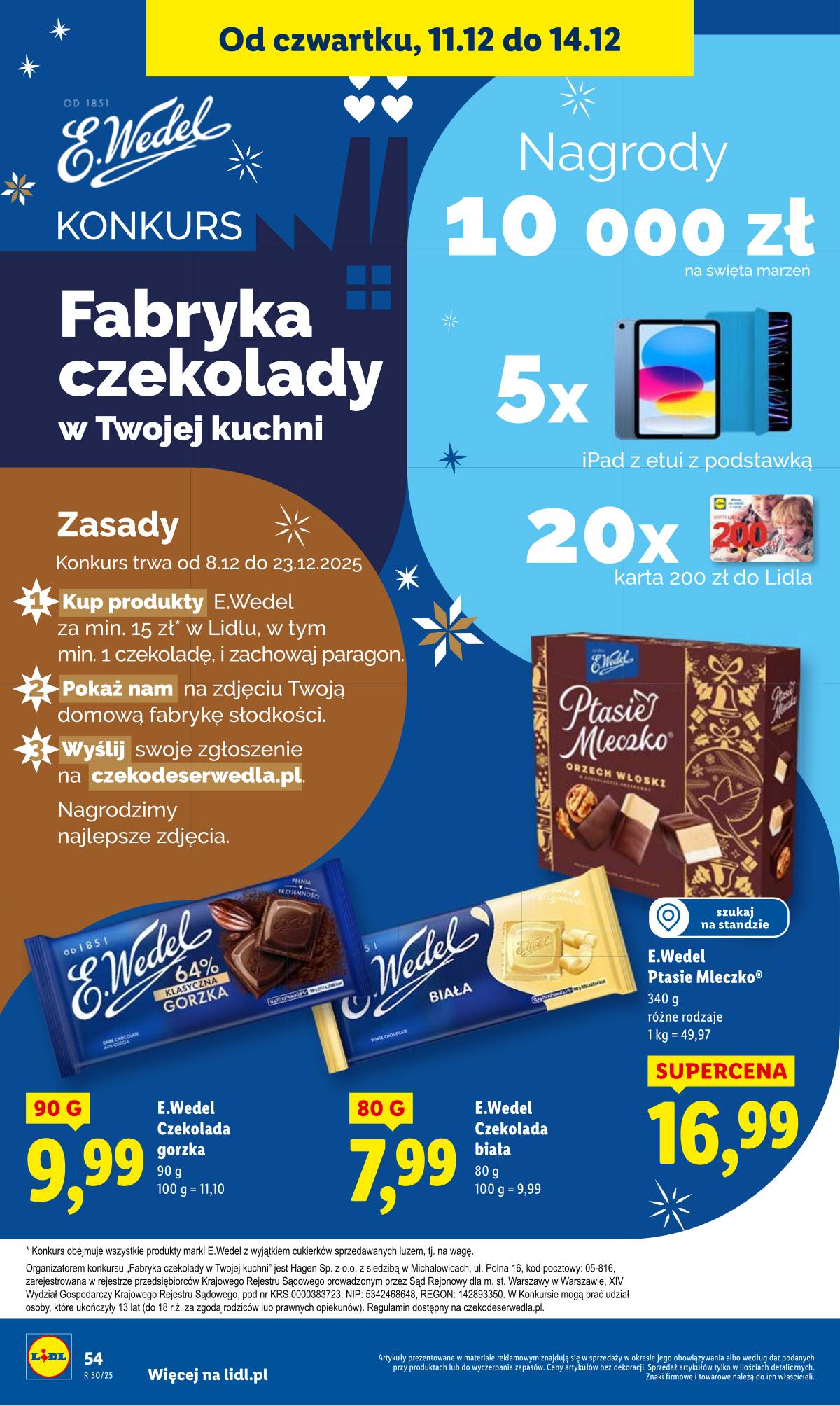 Lidl Lenkija - OFERTA WAŻNA OD 11.12 DO 14.12 54 puslapis