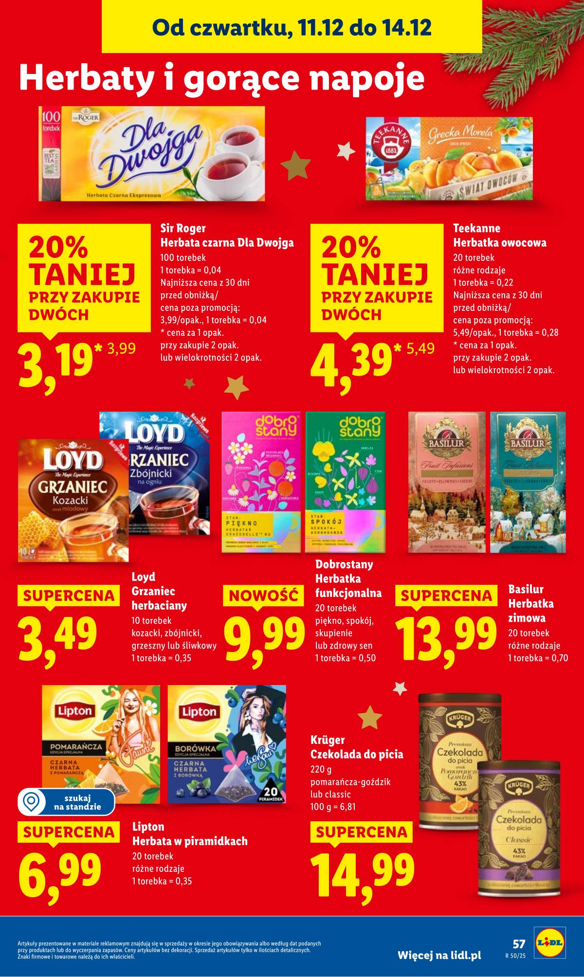 Lidl Lenkija - OFERTA WAŻNA OD 11.12 DO 14.12 57 puslapis