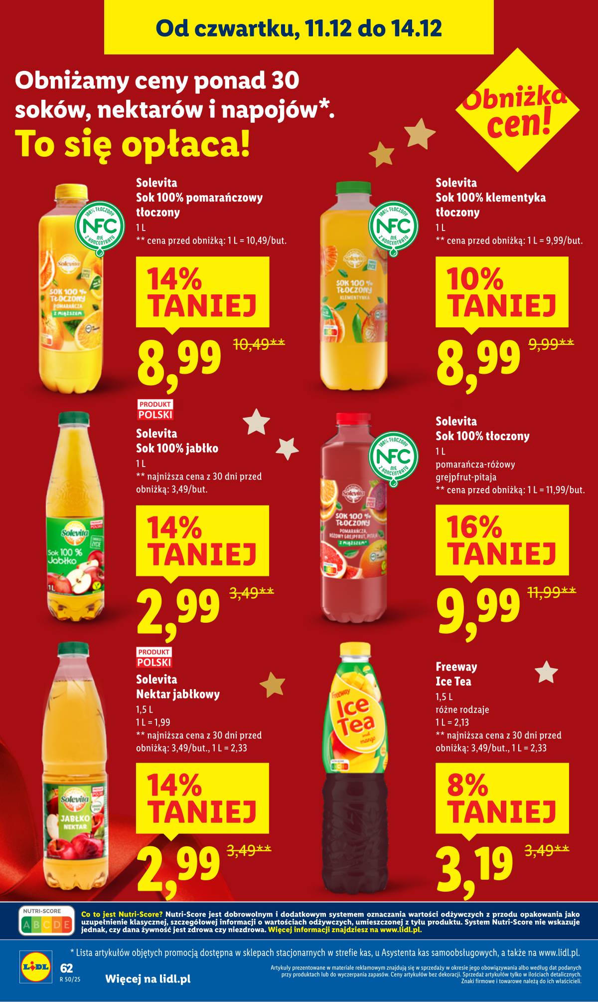 Lidl Lenkija - OFERTA WAŻNA OD 11.12 DO 14.12 62 puslapis