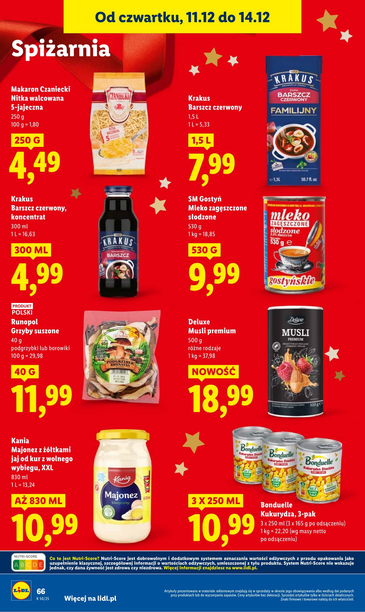 Lidl Lenkija - OFERTA WAŻNA OD 11.12 DO 14.12 66 puslapis