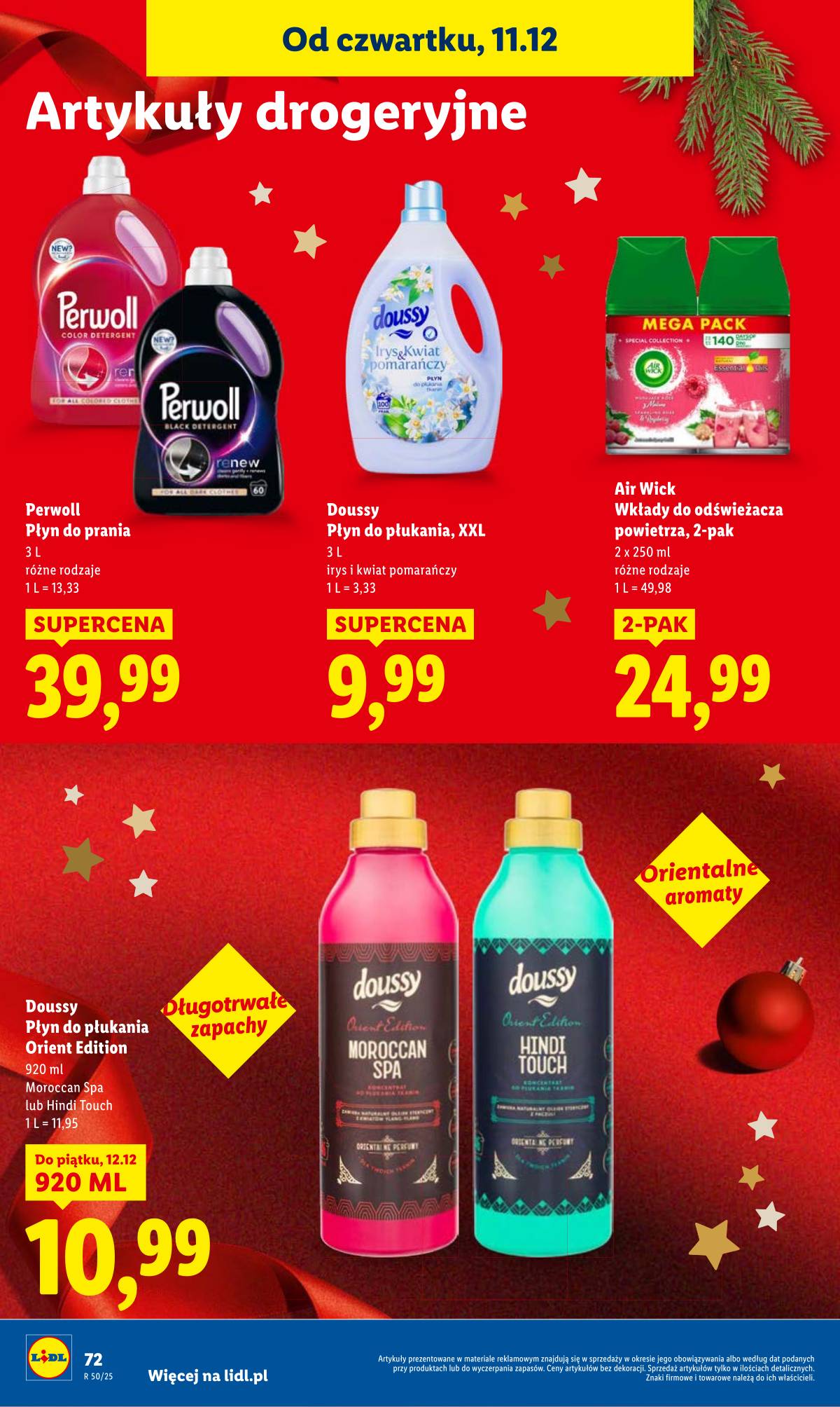 Lidl Lenkija - OFERTA WAŻNA OD 11.12 DO 14.12 72 puslapis