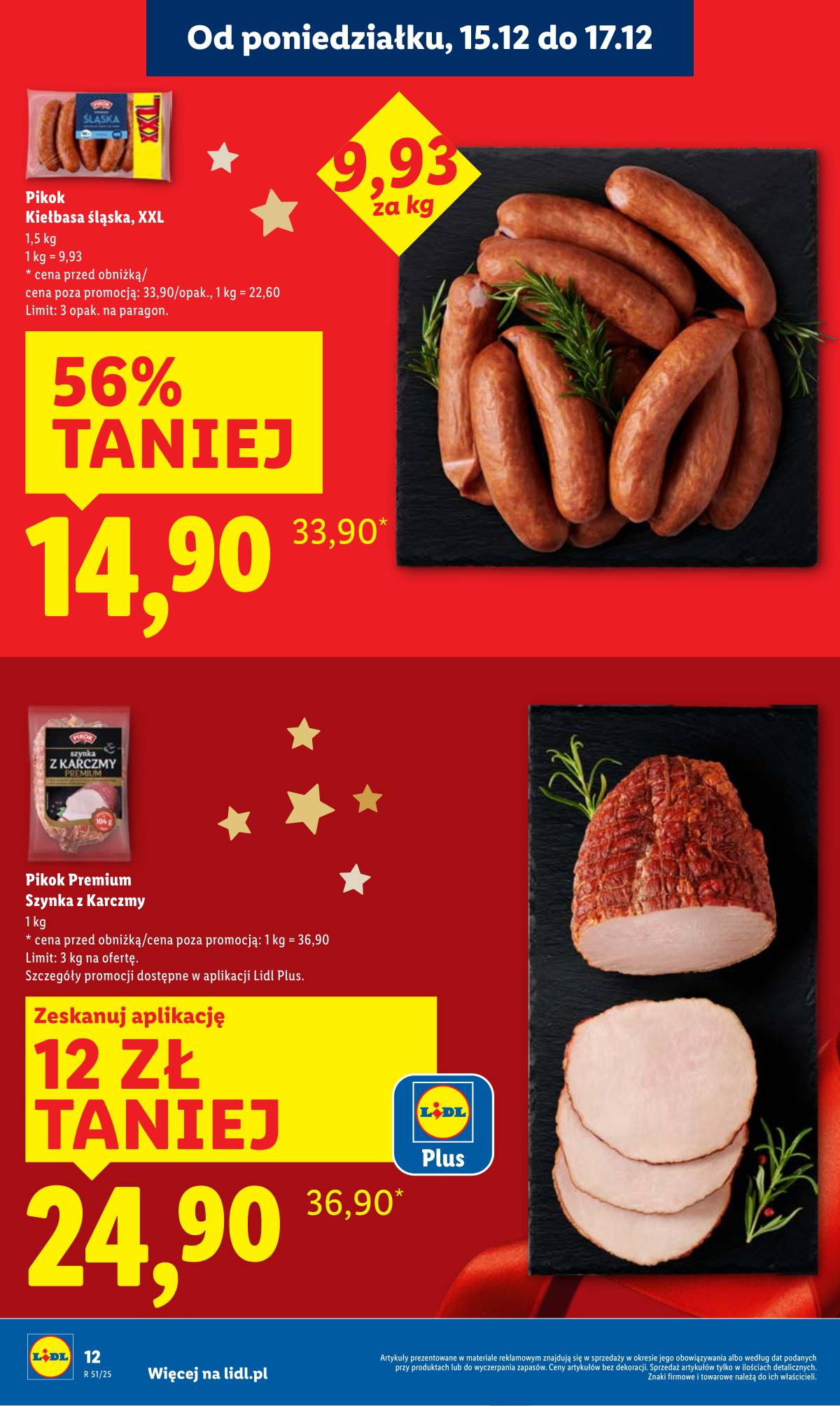 Lidl Lenkija - OFERTA WAŻNA OD 15.12 DO 17.12 12 puslapis