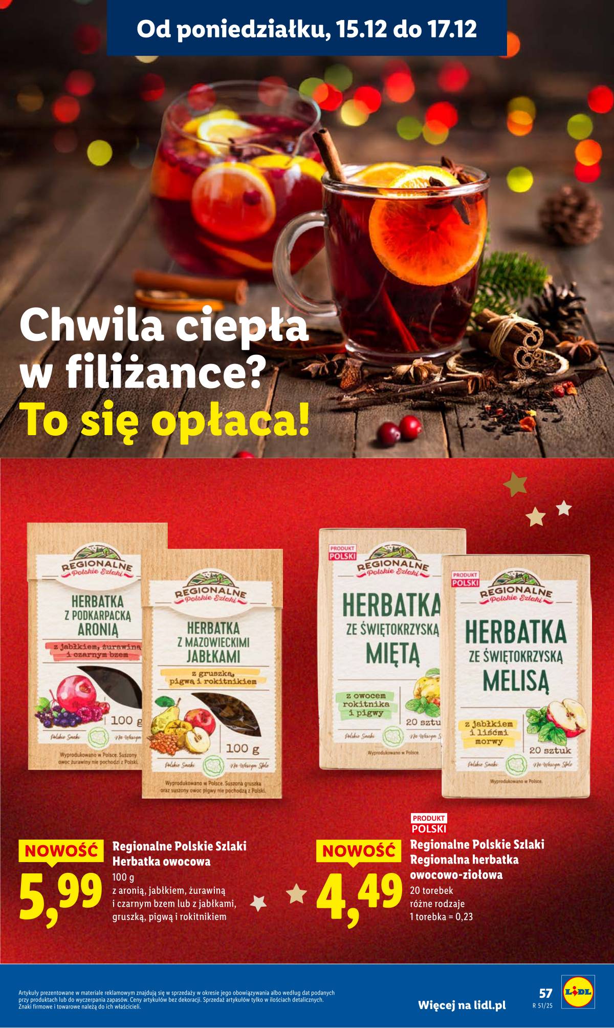 Lidl Lenkija - OFERTA WAŻNA OD 15.12 DO 17.12 59 puslapis