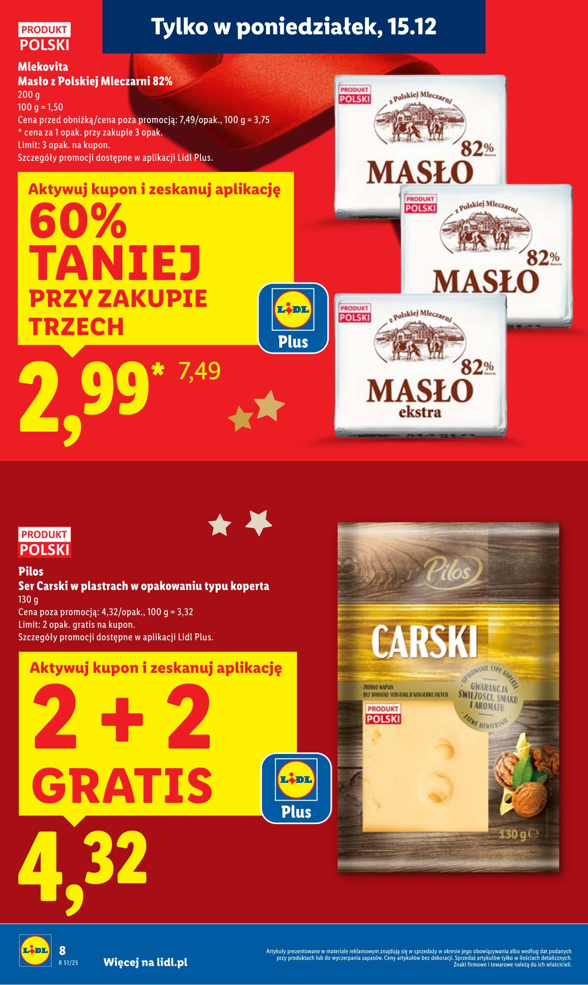 Lidl Lenkija - OFERTA WAŻNA OD 15.12 DO 17.12 8 puslapis