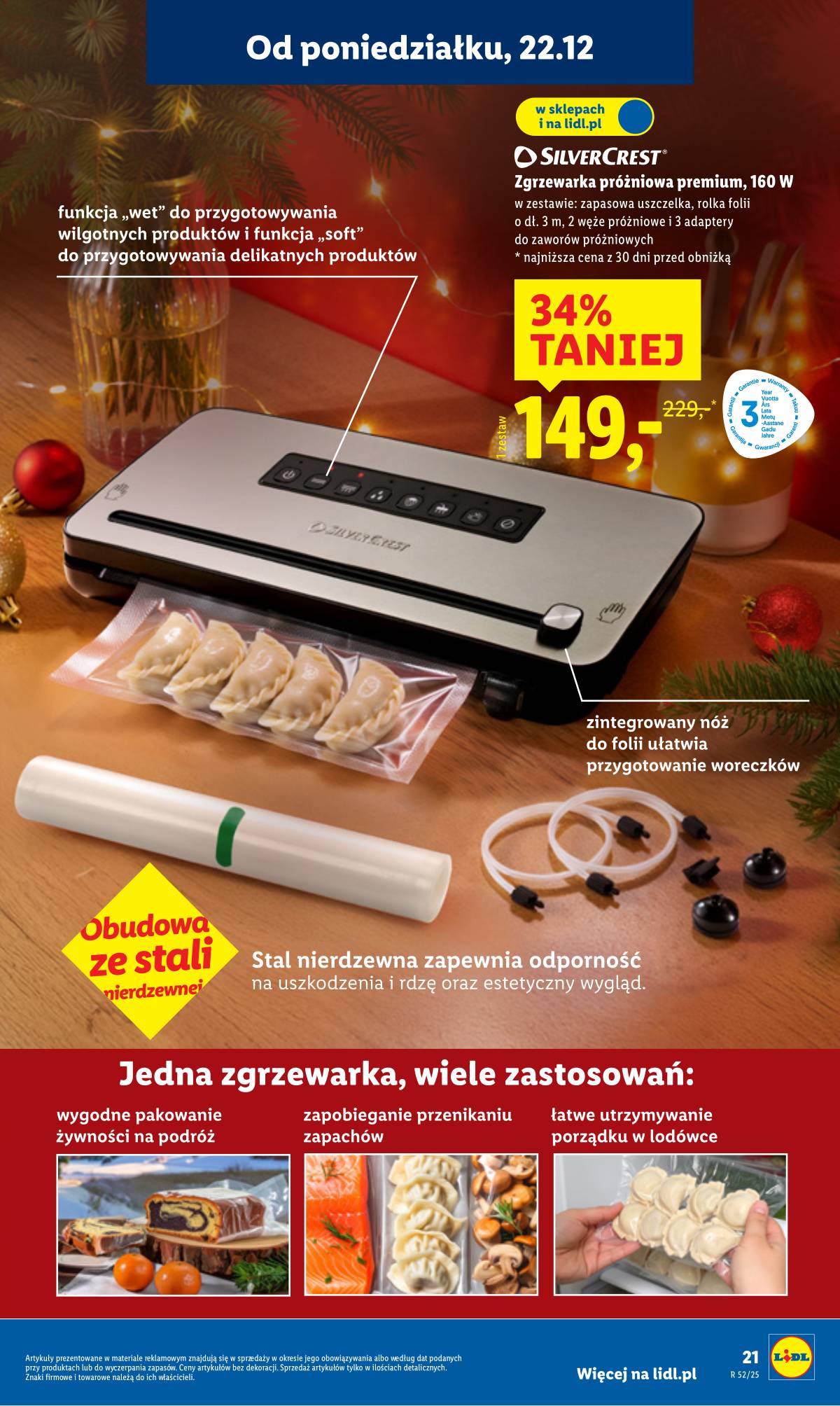Lidl Lenkija - OFERTA WAŻNA OD 22.12 25 puslapis