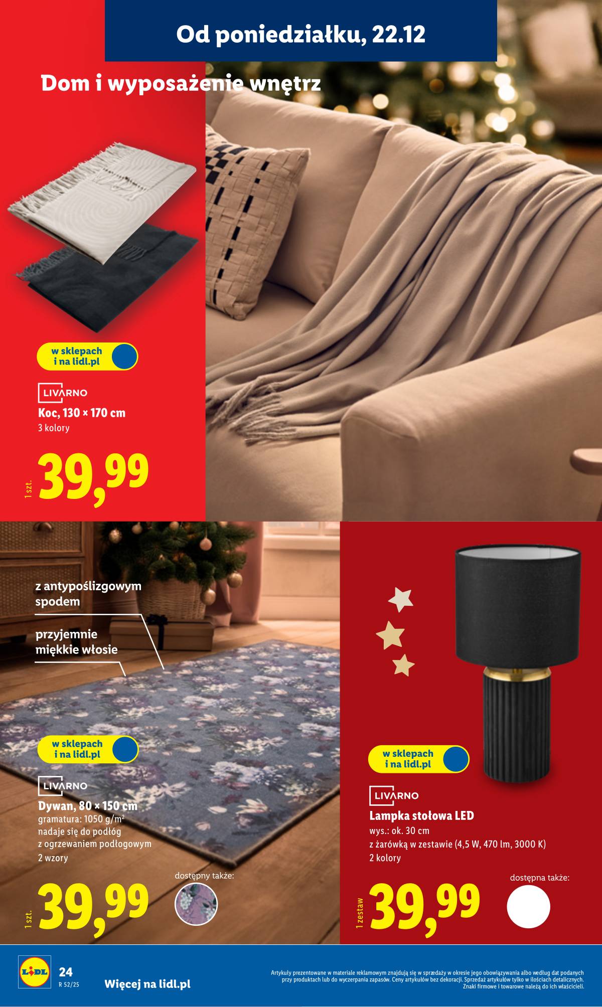 Lidl Lenkija - OFERTA WAŻNA OD 22.12 28 puslapis