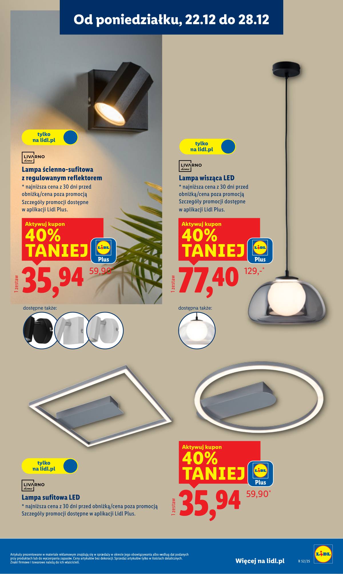 Lidl Lenkija - OFERTA WAŻNA OD 22.12 9 puslapis