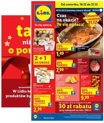 Lidl Lenkija - OFERTA WAŻNA OD 18.12 DO 21.12 2025-12-18 – 2025-12-21