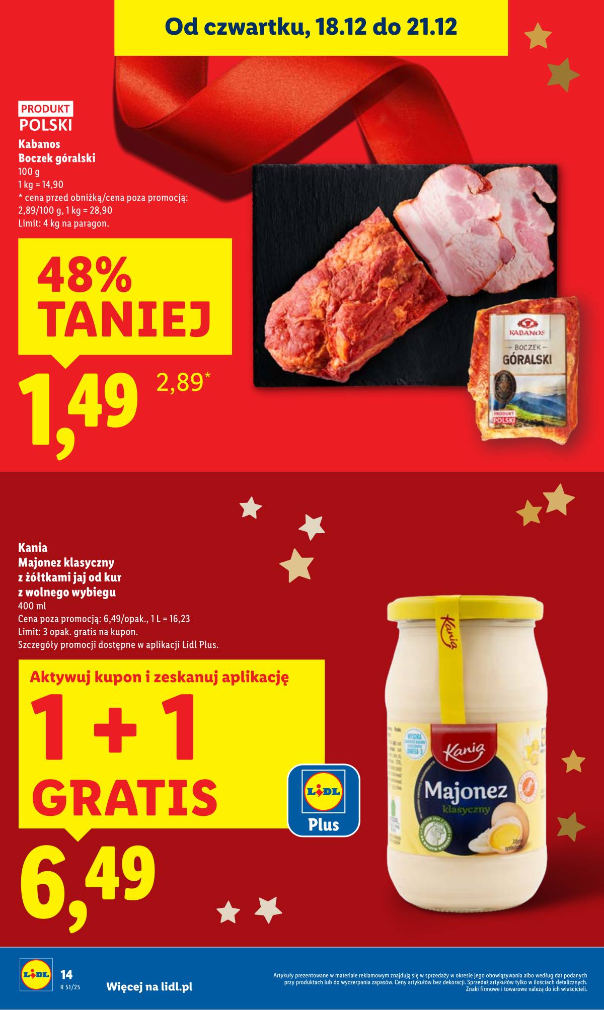 Lidl Lenkija - OFERTA WAŻNA OD 18.12 DO 21.12 14 puslapis