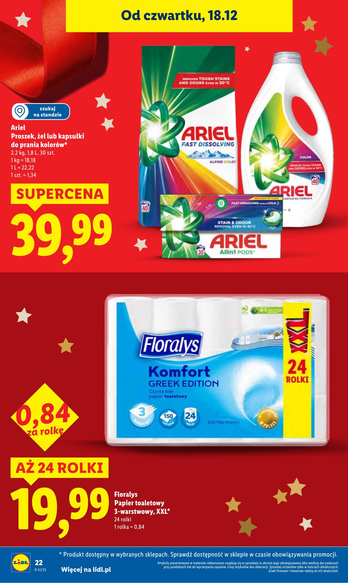 Lidl Lenkija - OFERTA WAŻNA OD 18.12 DO 21.12 22 puslapis